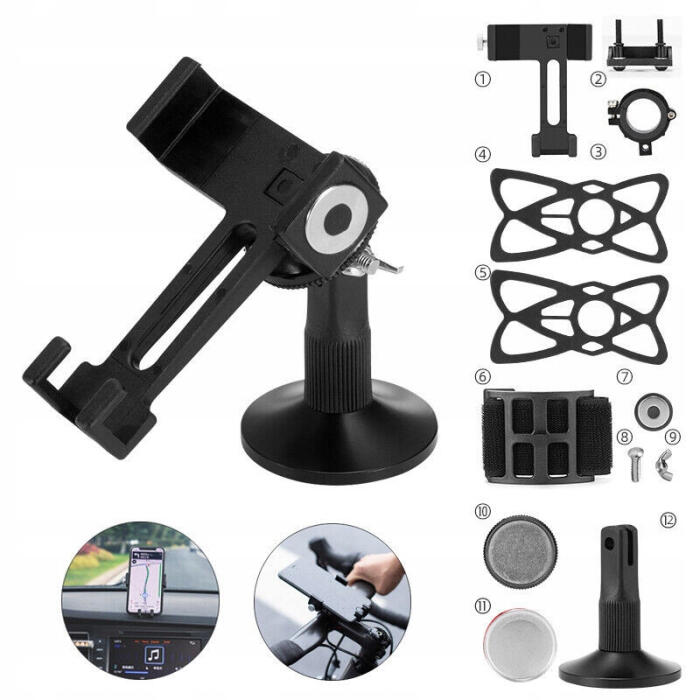 Uchwyt na telefon na kierownicę Rockbros 2017-2ABK