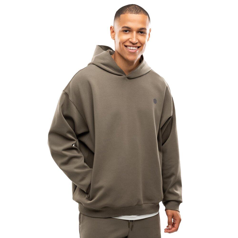 Męska bluza sportowa z kapturem Fitness Siroko Motion Green