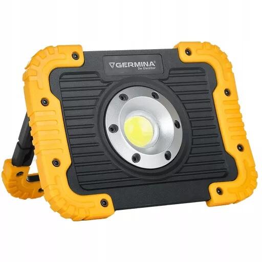 Naświetlacz ledowy akumulatorowy Orion 10W Germina