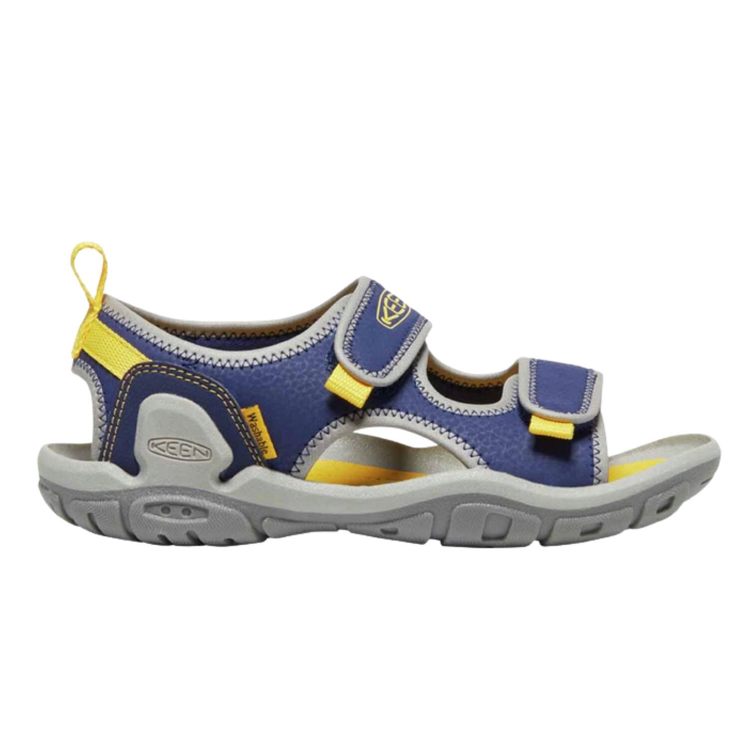 Sandały turystyczne dla dzieci Keen Knotch Creek lekkie na rzepy granatowe
