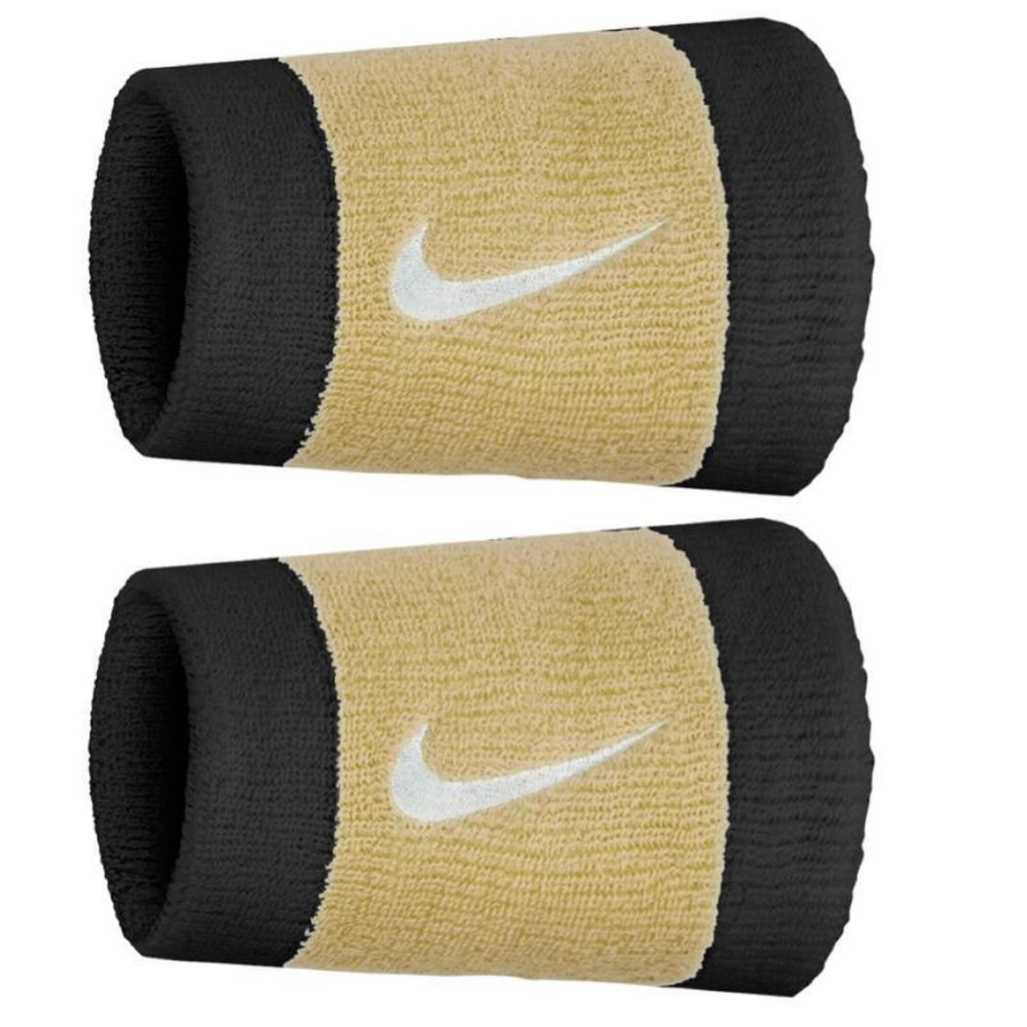 Frotki na rękę Nike Swoosh Double Wristband 2 szt