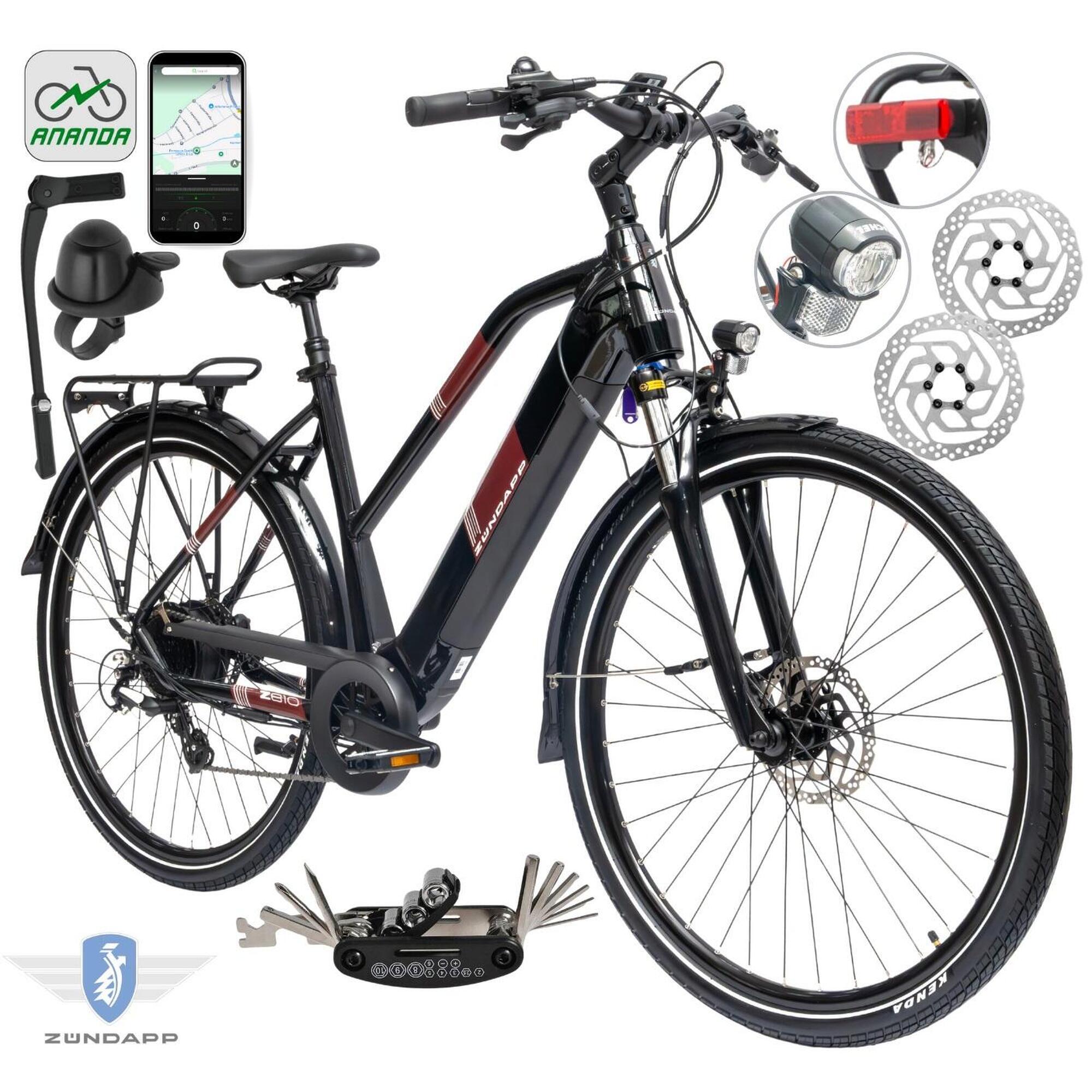 Rower Elektryczny Damski Trekkingowy 28" SHIMANO LCD 2025 Aplikacja 250 W