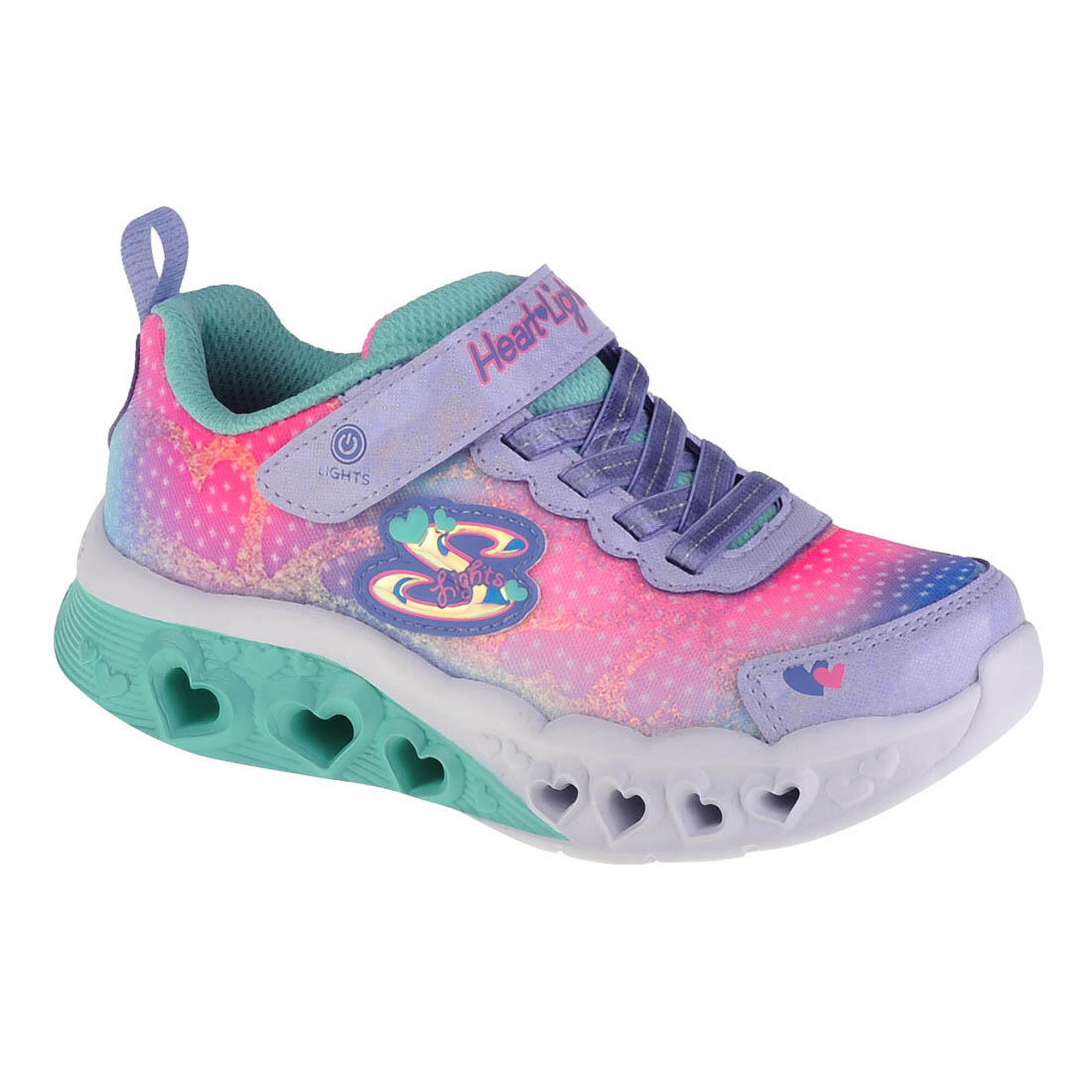 Buty sportowe Sneakersy dziewczęce, Flutter Heart Lights