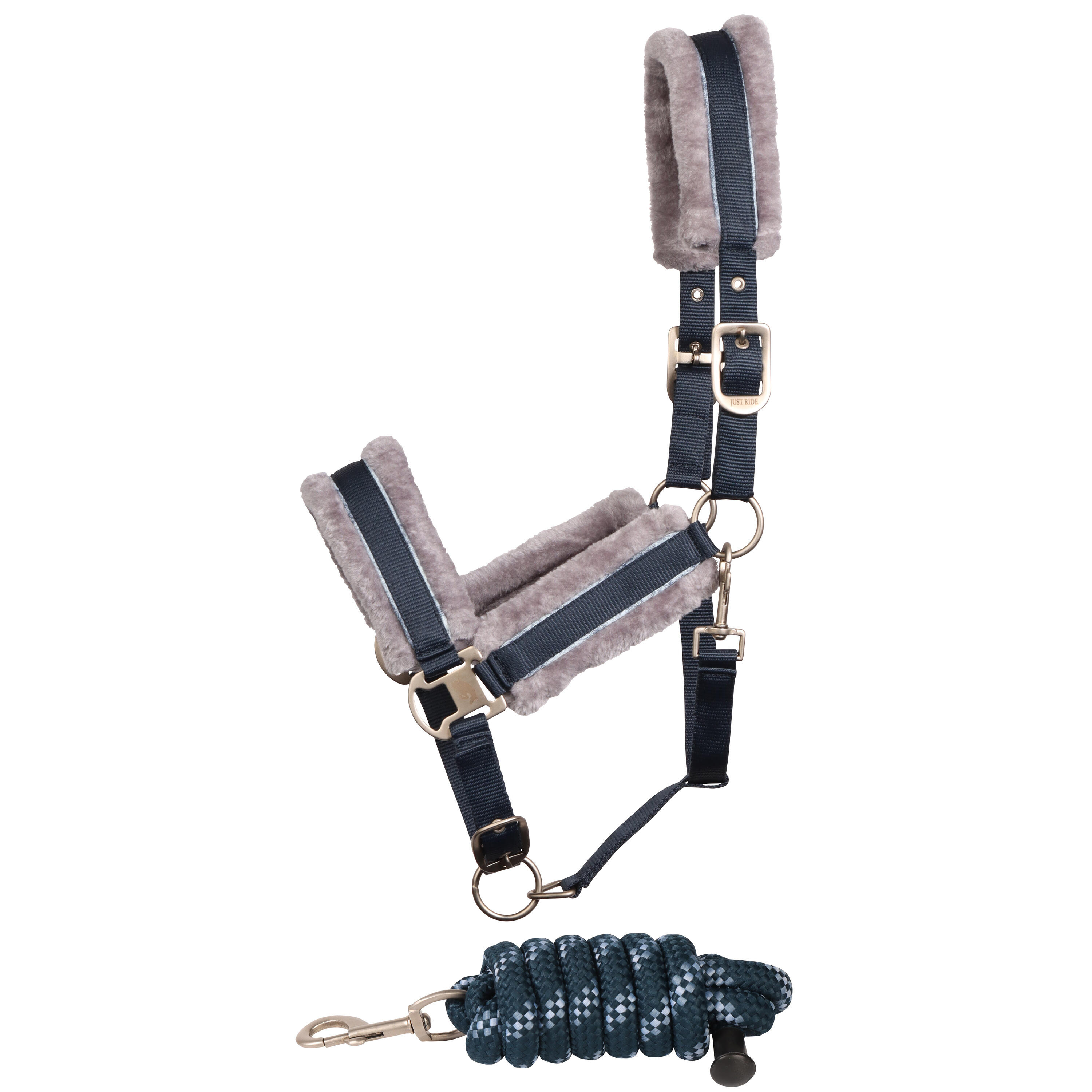 Zestaw Kantar i linka dla koni Harry's Horse Just Ride Retro Soft