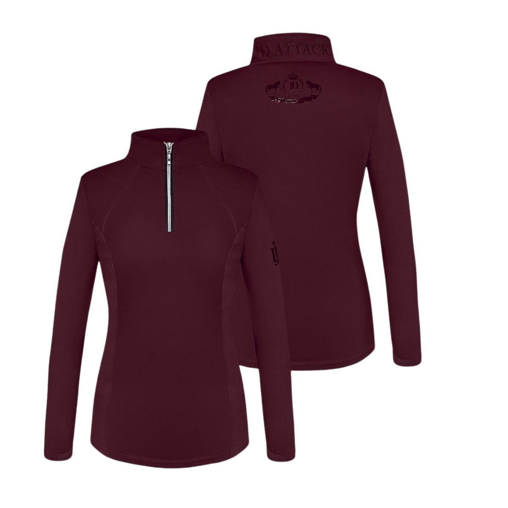 Bluzka techniczna do jazdy konnej JD ATTACK Cecile z długim rękawem