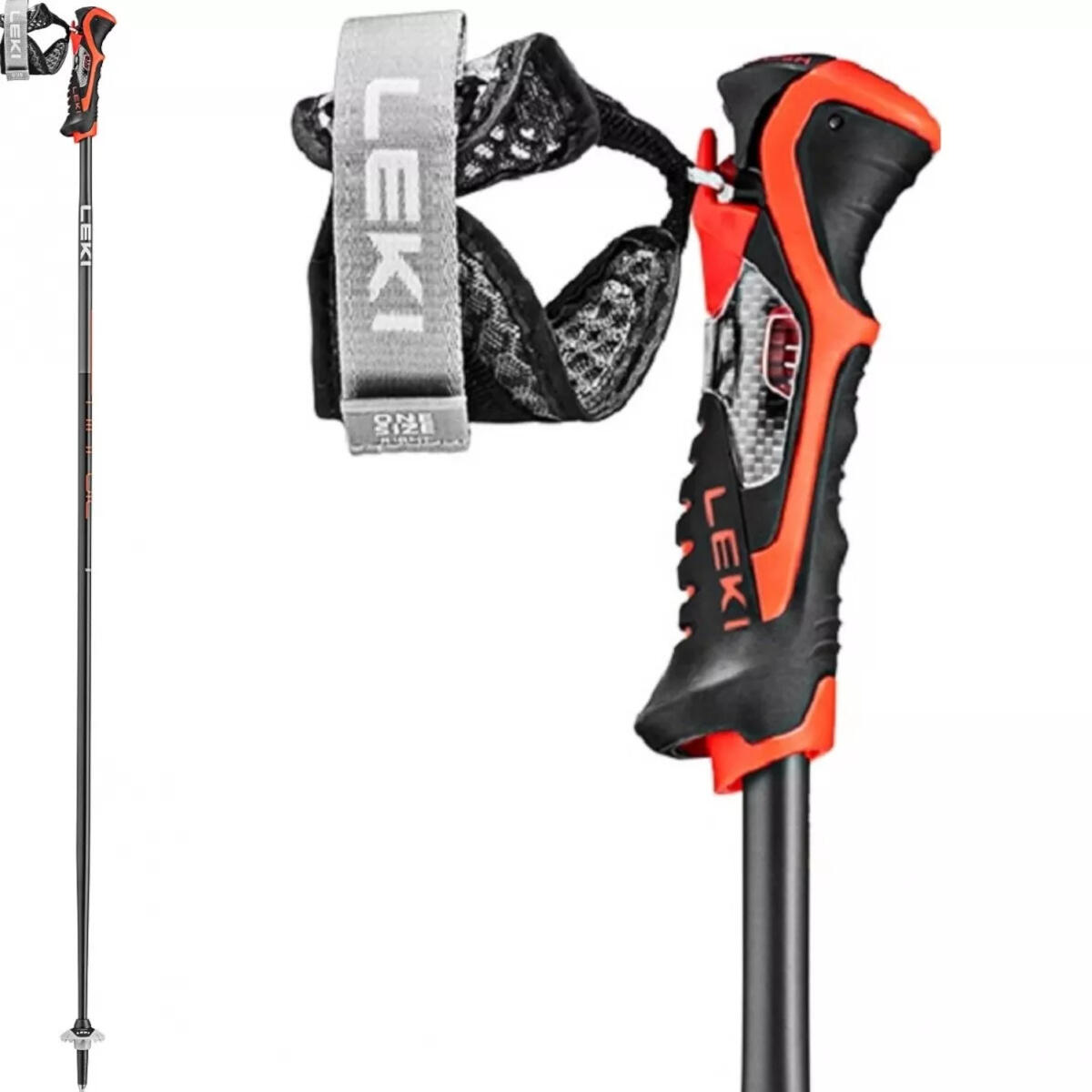 Kijki narciarskie Leki Airfoil 3D Black/Red 2024