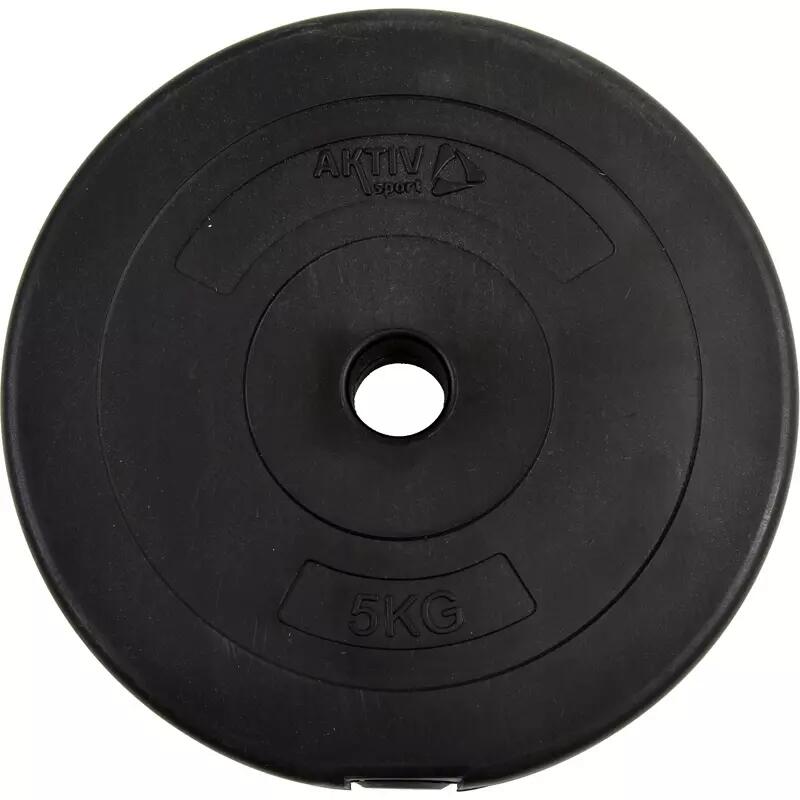Gumowa talerz wagi Aktivsport 5 kg 31 mm