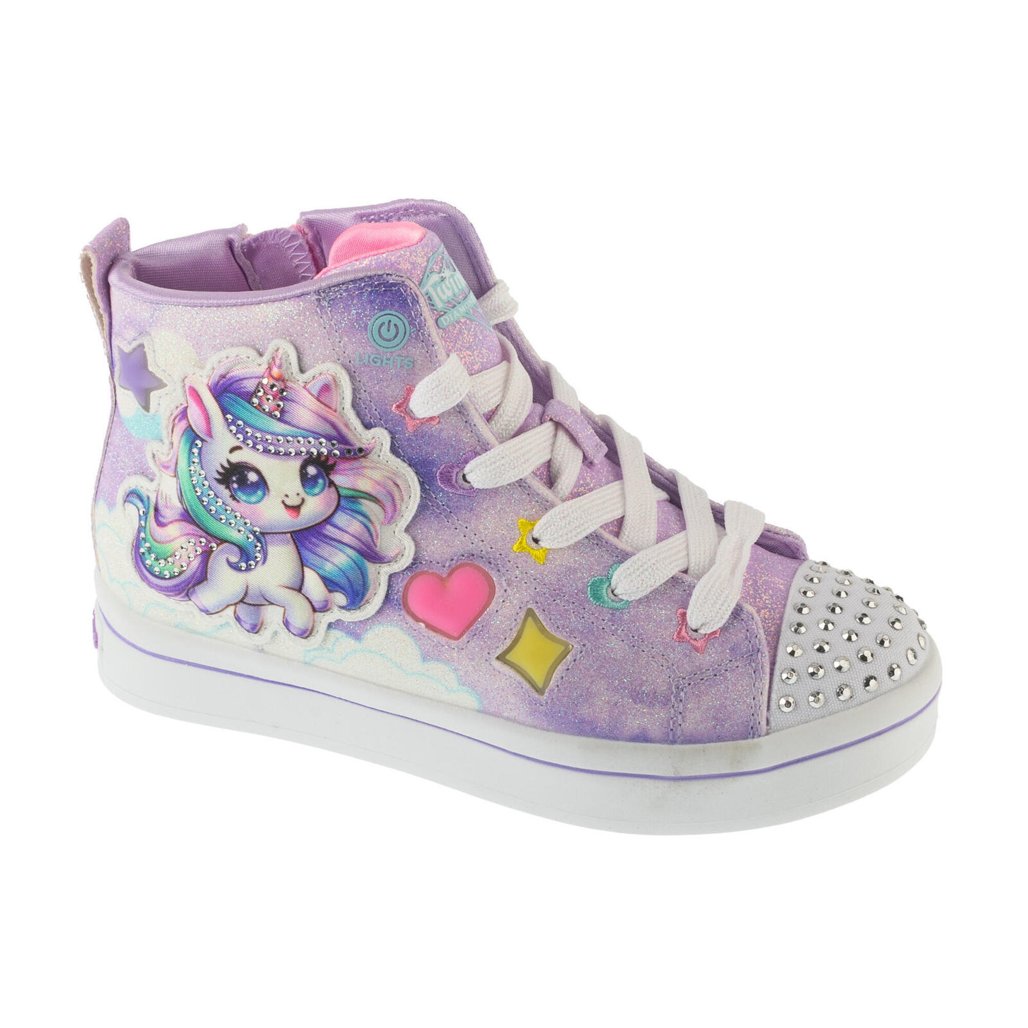 Buty sportowe Sneakersy dziewczęce, Twi-Lites 2.0 - Unicorn Glam