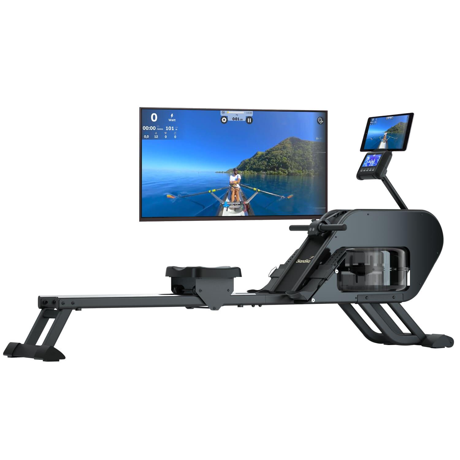 Wioślarz stacjonarny, wodno-magnetyczny Nemo III Hybrid, do 130 kg