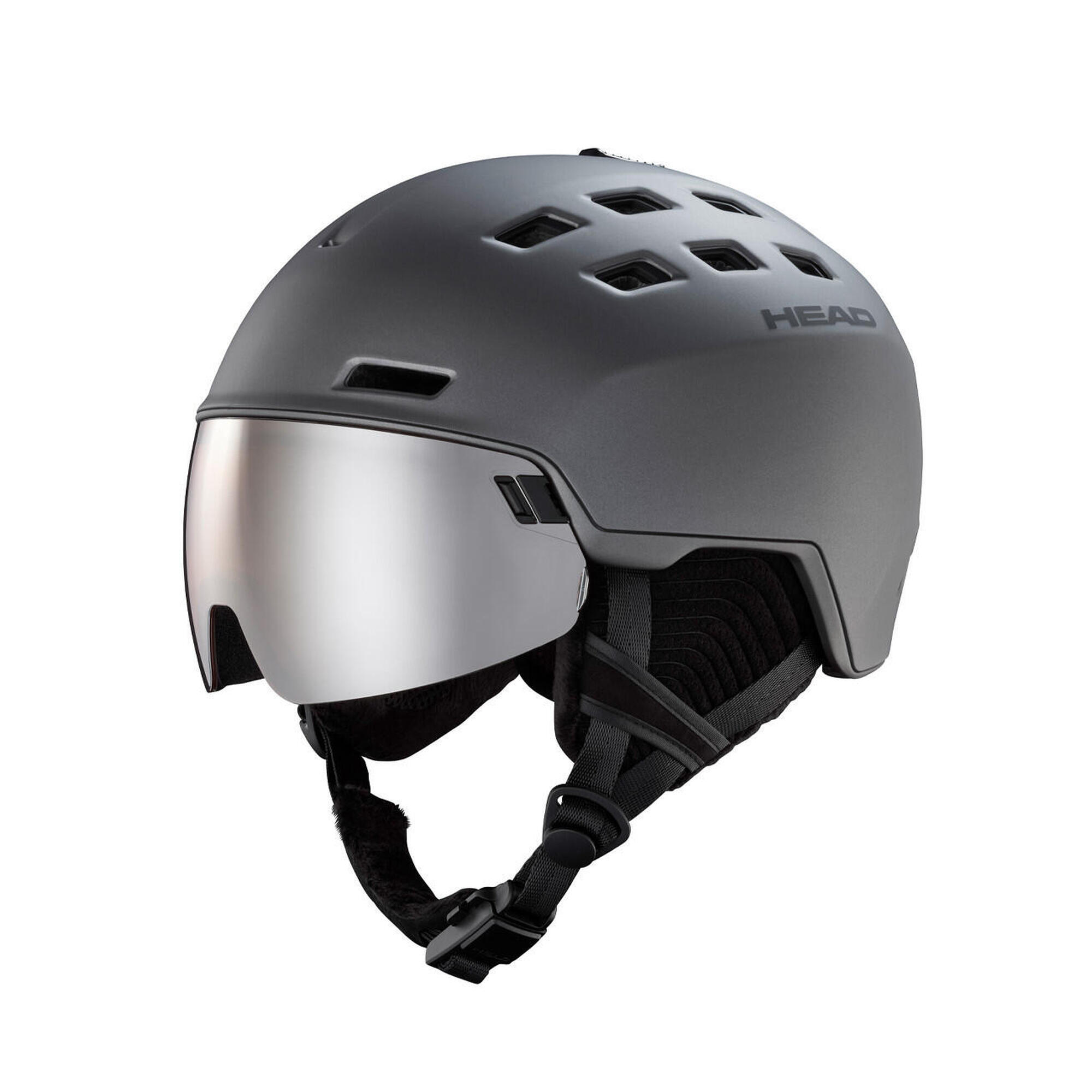 Kask narciarski męski z szybą HEAD RADAR anthracite