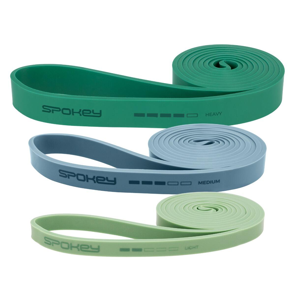 Zestaw gum treningowych o różnym stopniu oporu 3 szt. Spokey Power Set