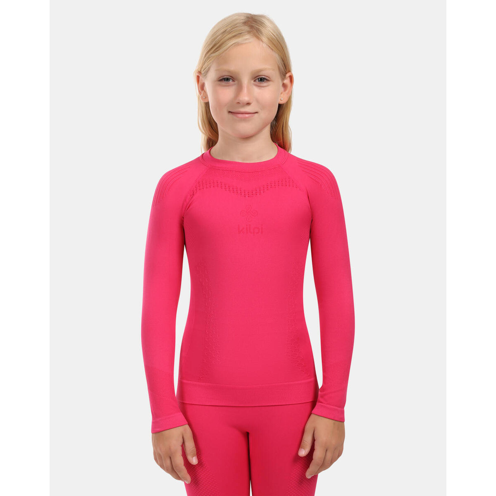 Dziewczęca bezszwowa koszulka termoaktywna Kilpi CAROL-JG