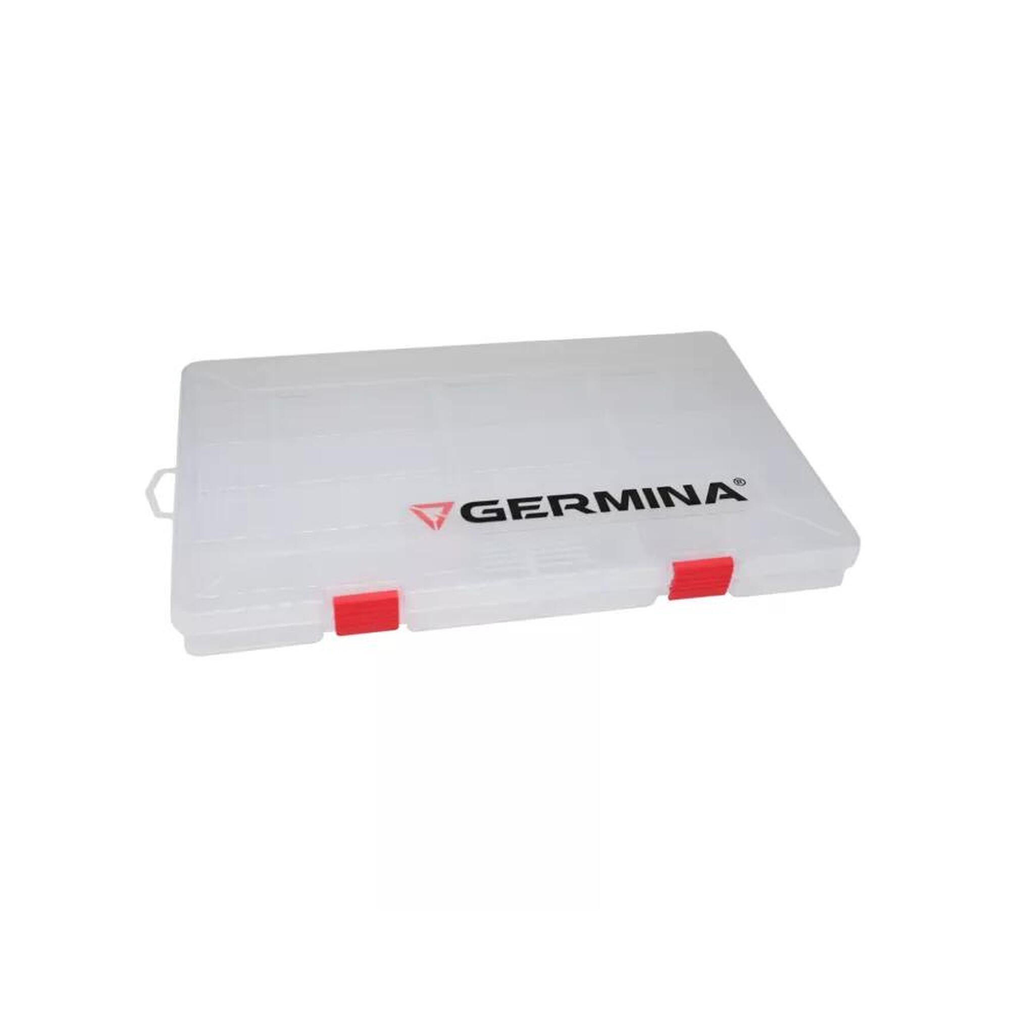 Pudełko wędkarskie na przenęty Germina Clear 37.5x22.5x3.5 cm