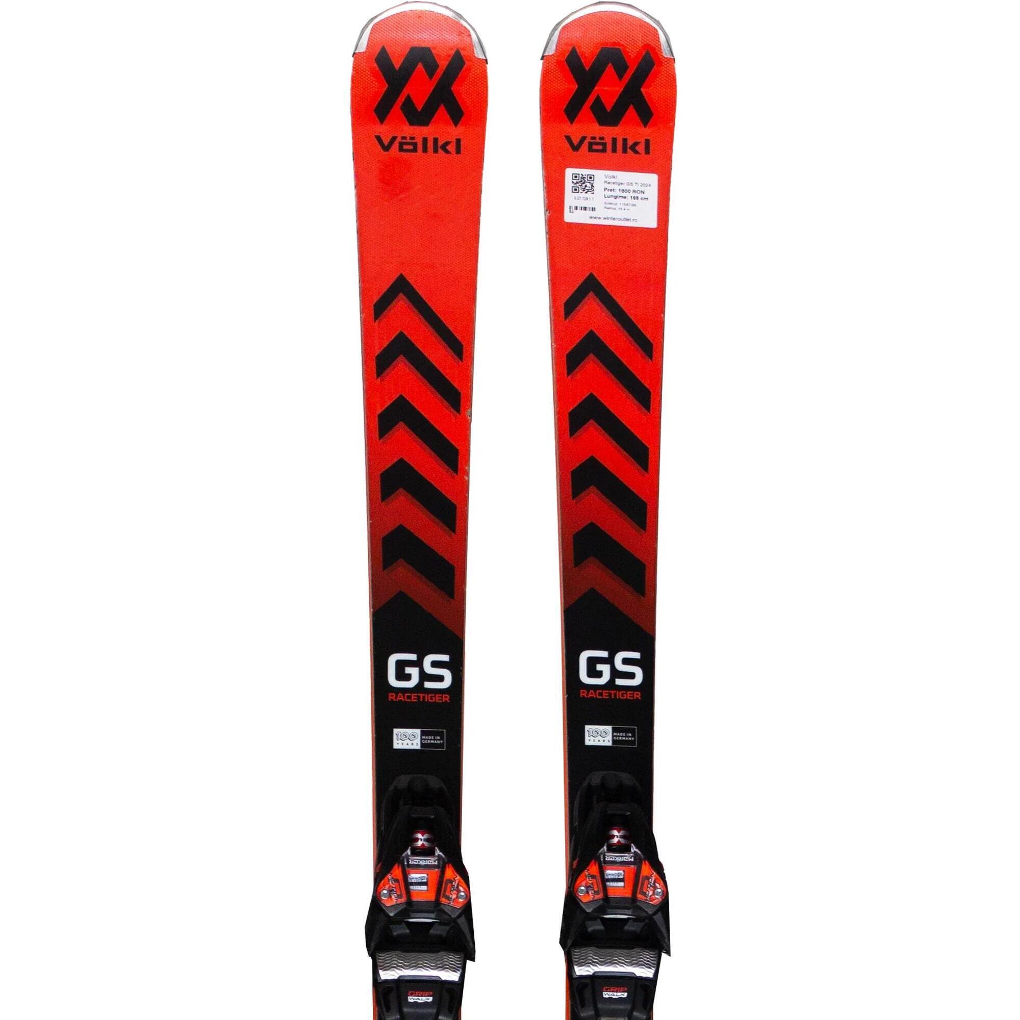 Second Life- Narty VOLKL Racetiger GS TI 2024, 168 cm- Stan bardzo dobry