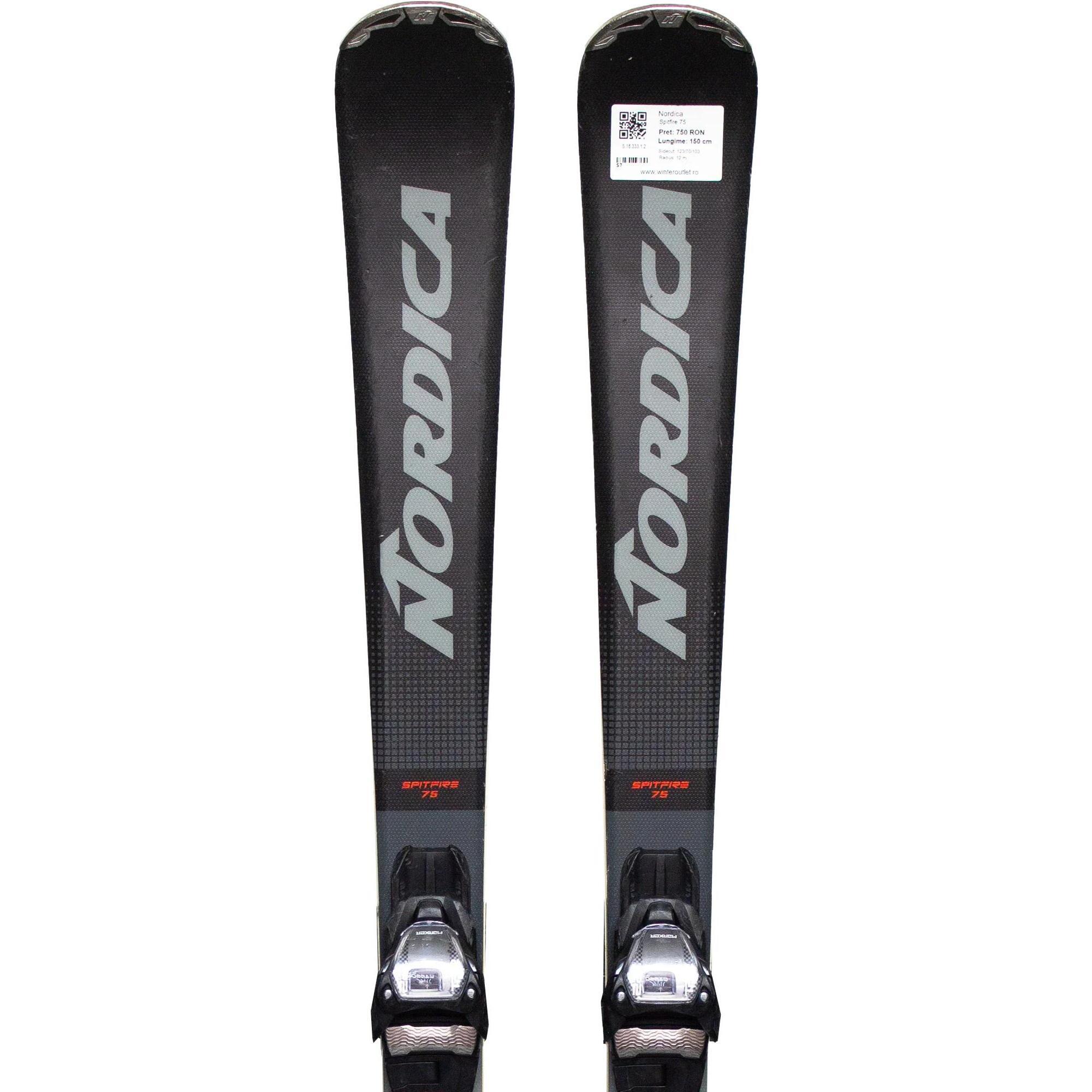 Second Life- Narty NORDICA Spitfire 75, 150 cm- Stan dobry