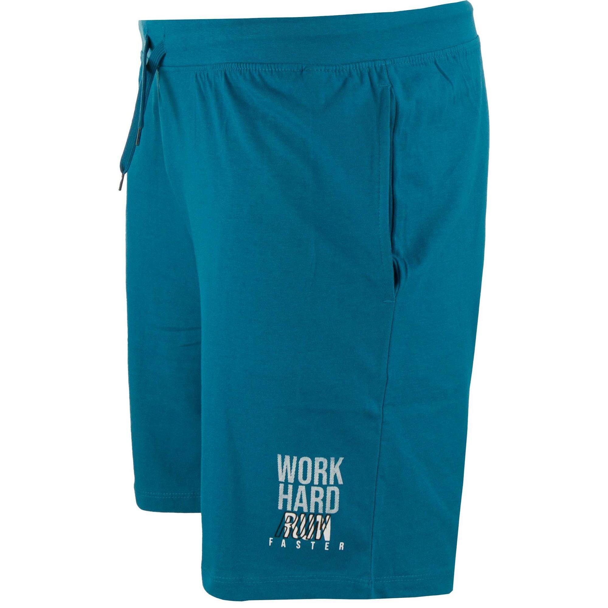 Męskie szorty ATHL DPT Einar – 100% bawełna, turkusowe