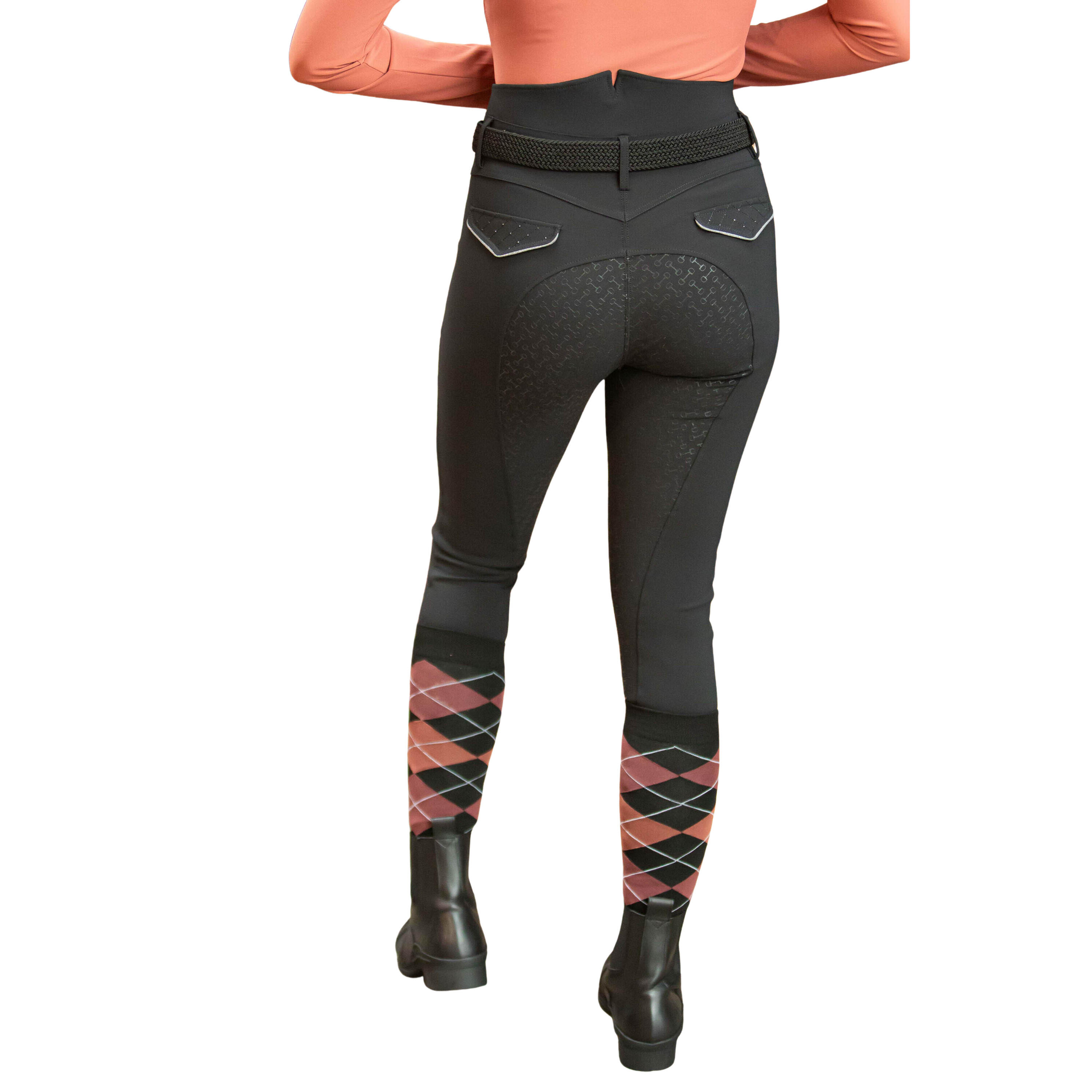 Damskie spodnie jeździeckie o pełnej przyczepności Harry's Horse Classy Roan