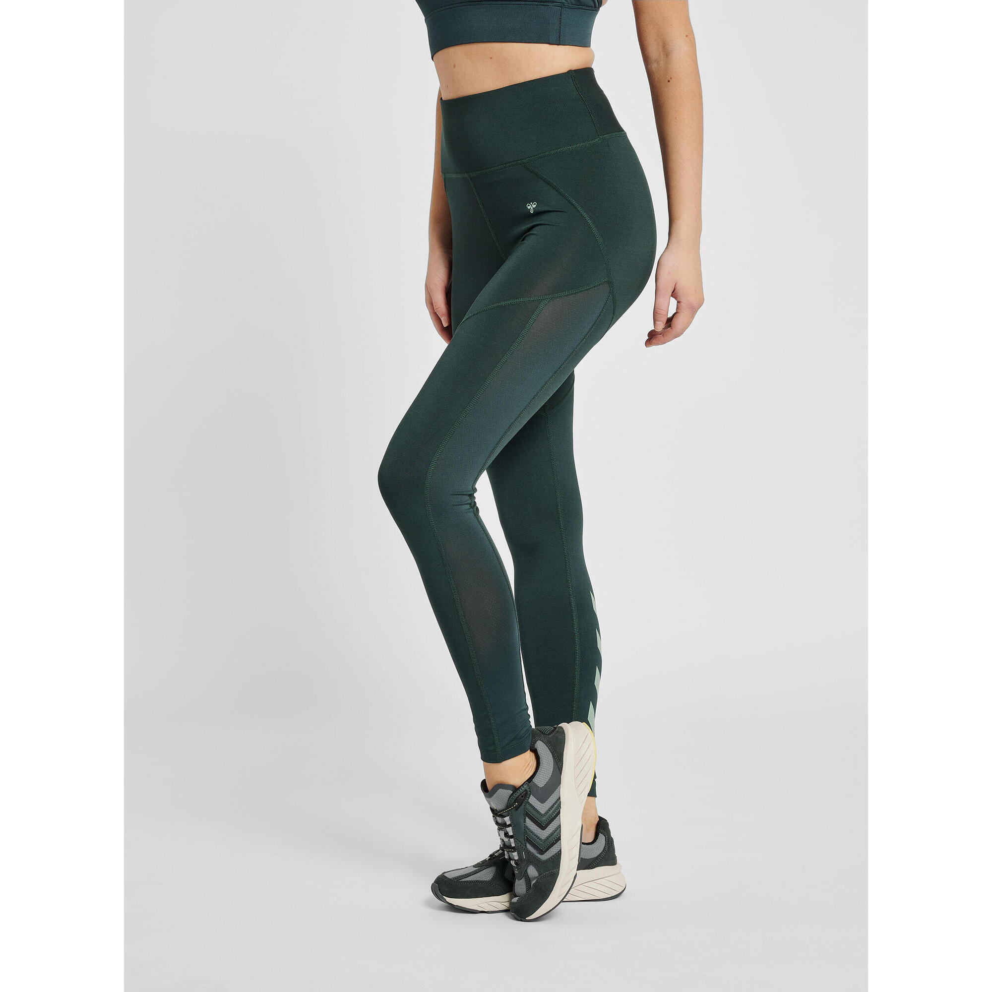 Damskie legginsy z wysoką talią Hummel hmlnorma