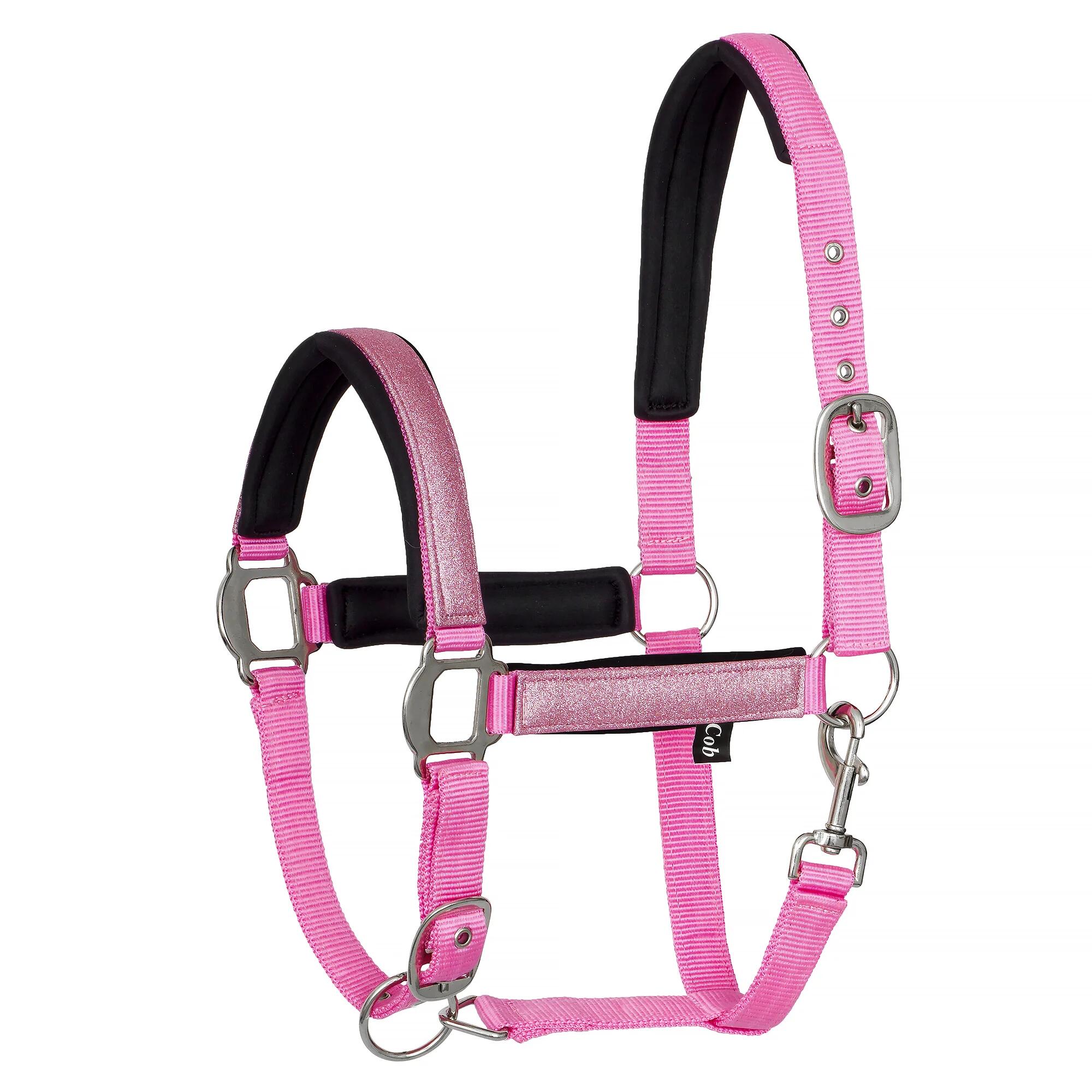 Kantar jeździecki dla konia i kuca START NeopreneGlitter2tone brokatowy