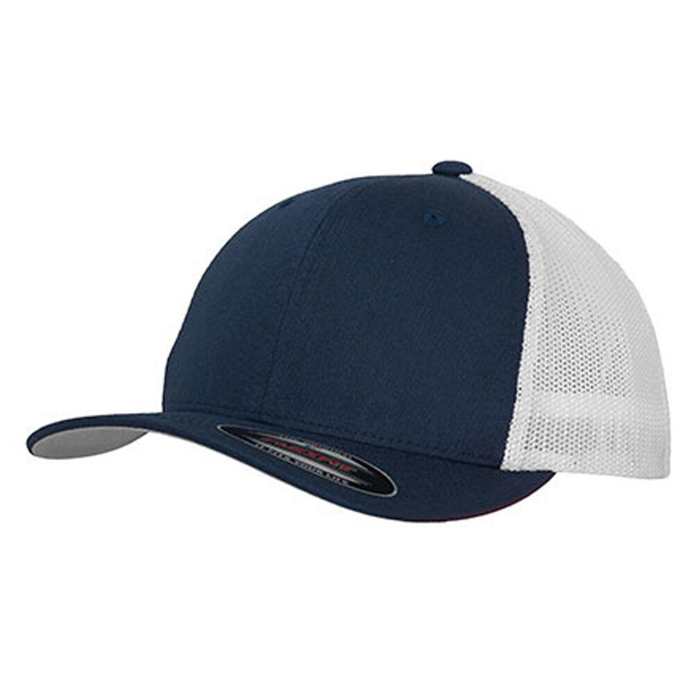 Dwukolorowa Siatkowa Czapka Z Daszkiem