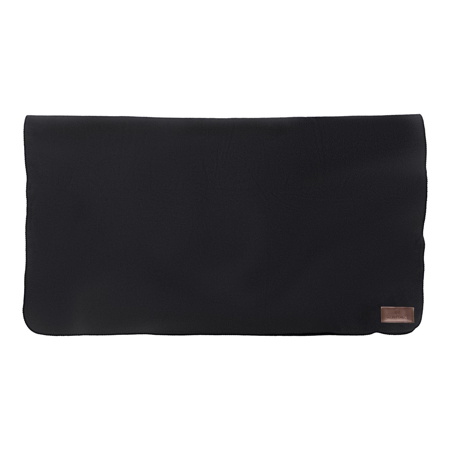 Kentucky Heavy Fleece Paardendeken Square Zwart -