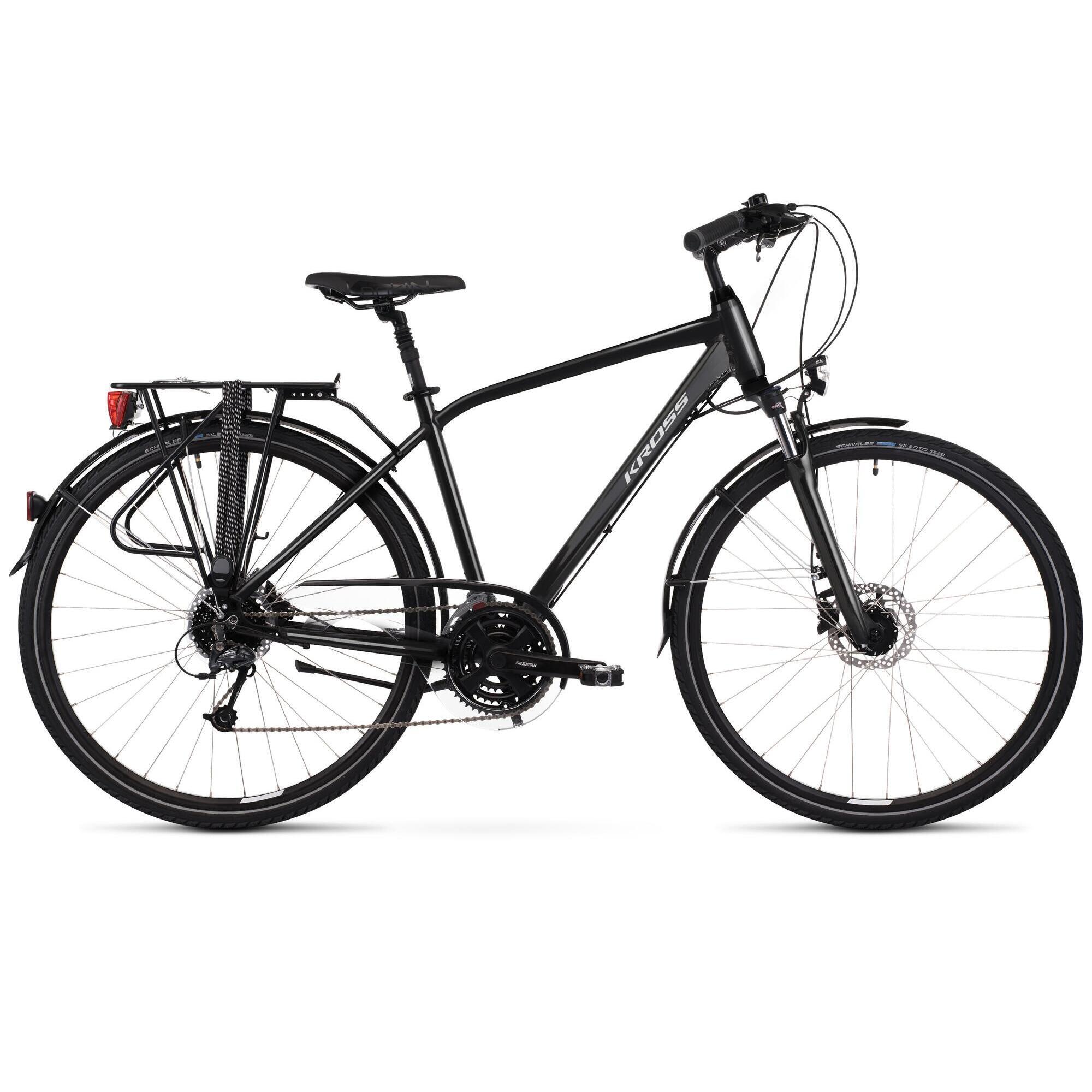 Kross Trans 5.0 M 28 19" czarny/szary połysk rower