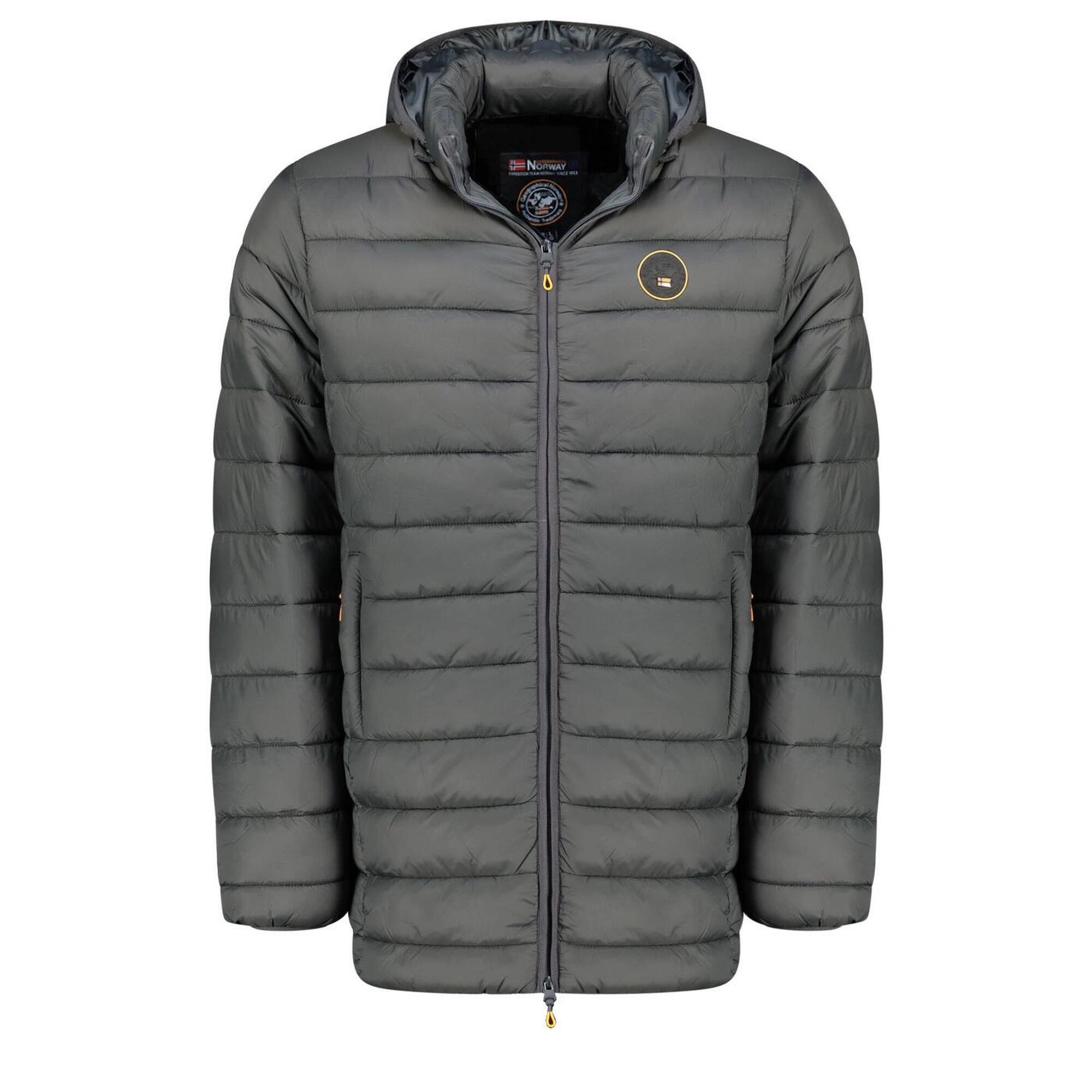 Kurtka męska Geographical Norway AMIGOMAP LONG HOOD DB DGREY MEN 233 DARK GREY