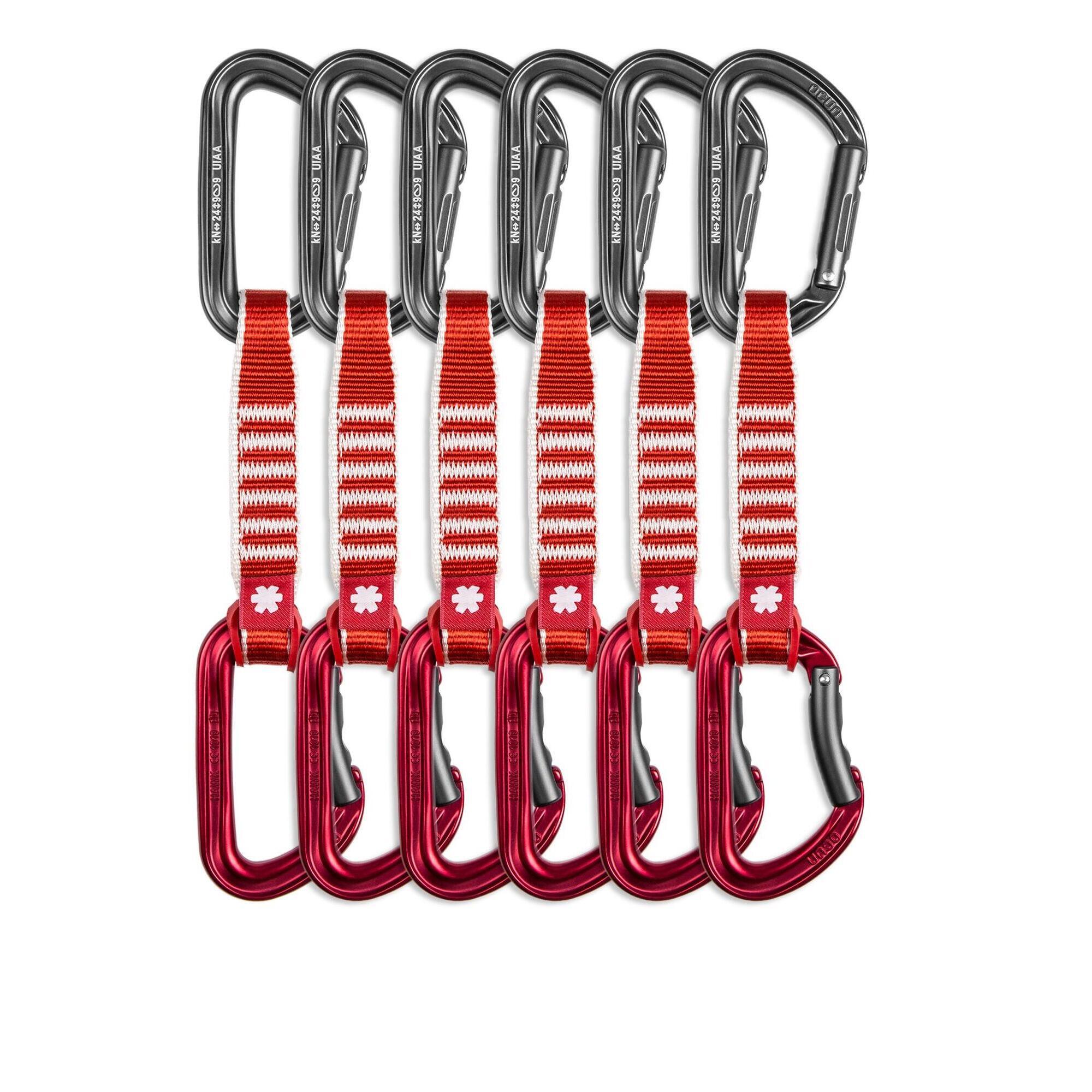 Ekspresy wspinaczkowe Ocun Hawk QD Zoom PA 15/22 mm 12 cm 6-pack