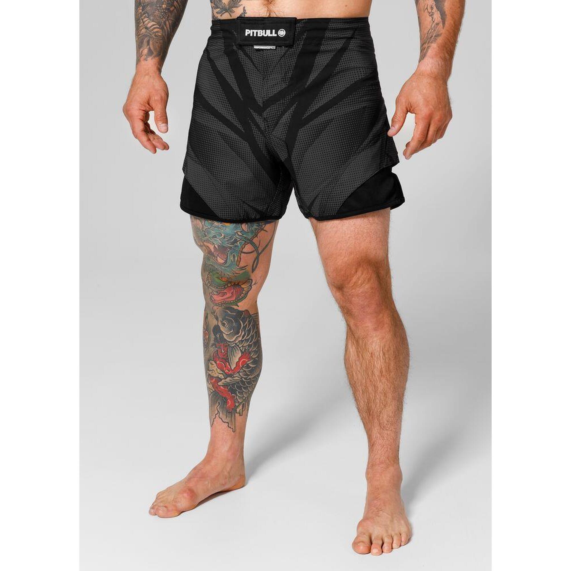 Spodenki męskie Pitbull treningowe Jet Mesh Performance Pro plus Dot Camo II