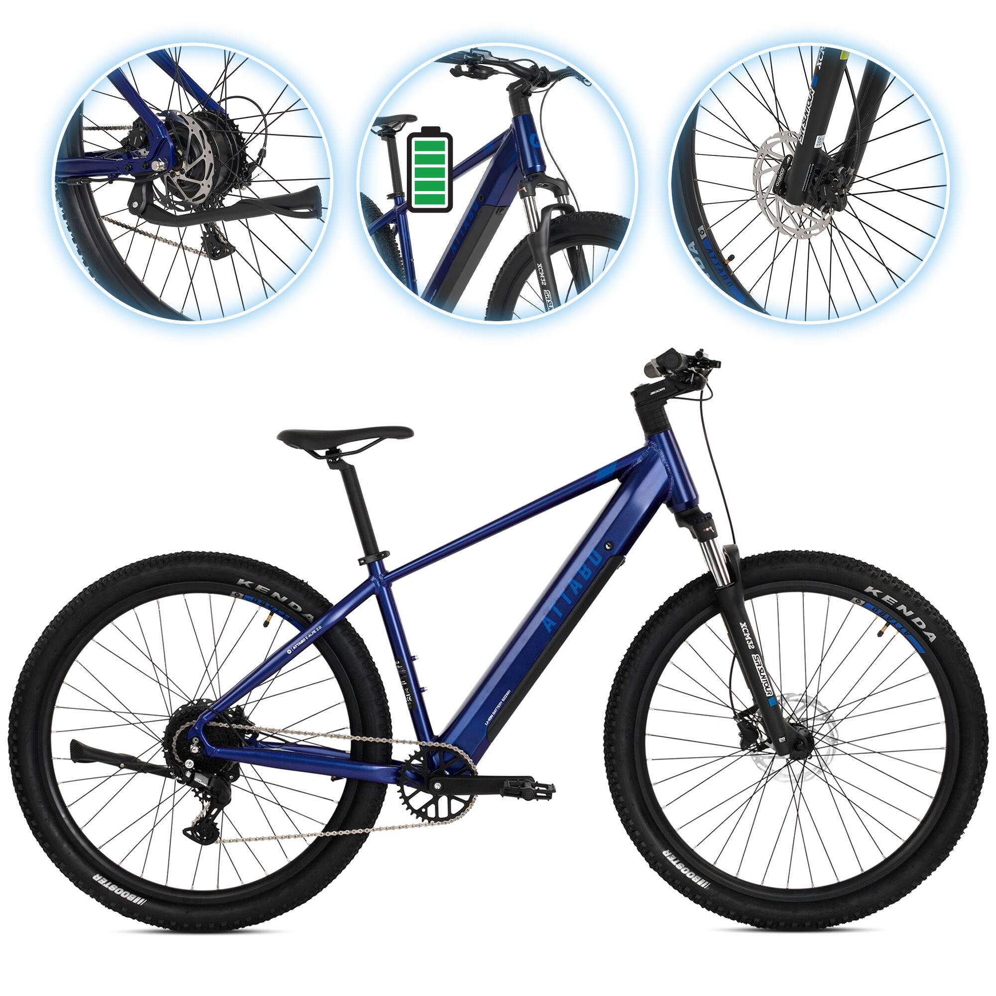 Rower elektryczny ATTABO E-ALPE 2.0 29" 36V 14,5Ah 504Wh