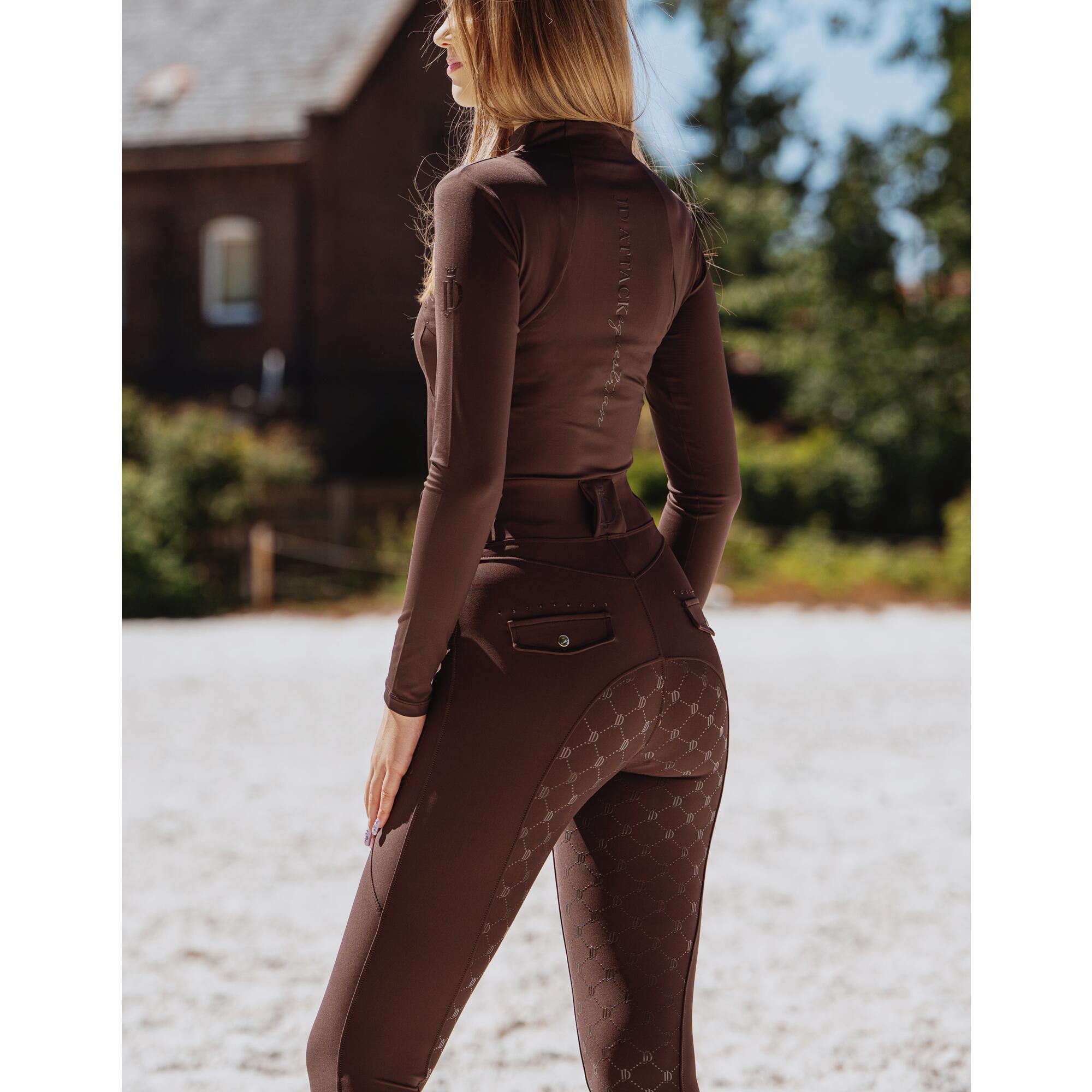 Legginsy Vanessa brązowe JD Attack