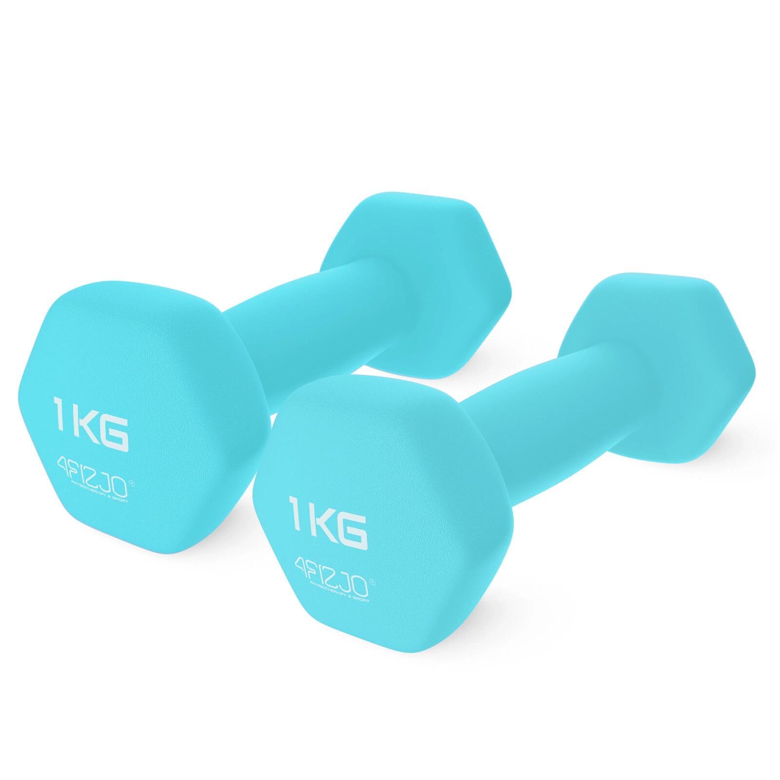 Hantelki ciężarki fitness uniwersalne 4FIZJO CLASSIC 2 szt.