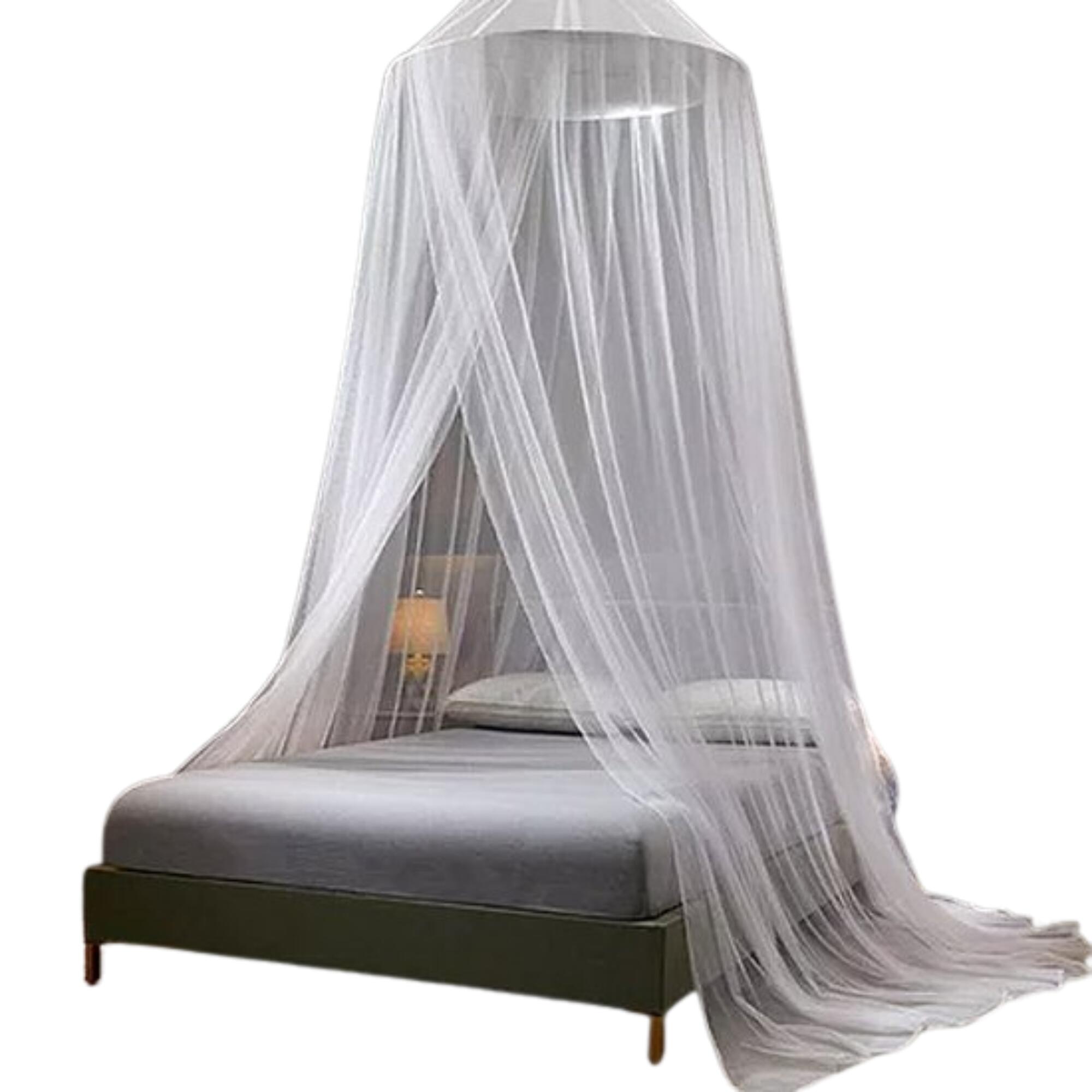 Deryan Luksusowa Moskitiera - 2 Osoby - Kwadratowa - Zestaw + Torba - Biała