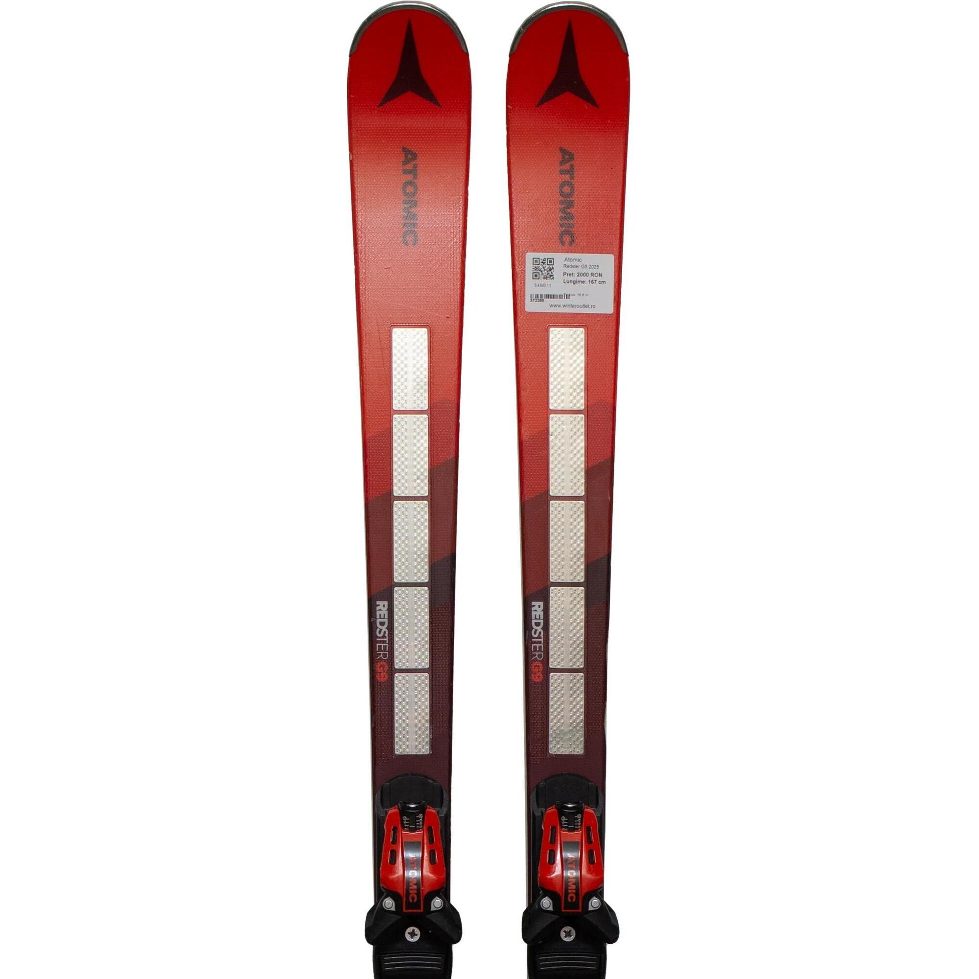 Second Life- Narty ATOMIC Redster G9 2025, 167 cm- Stan bardzo dobry