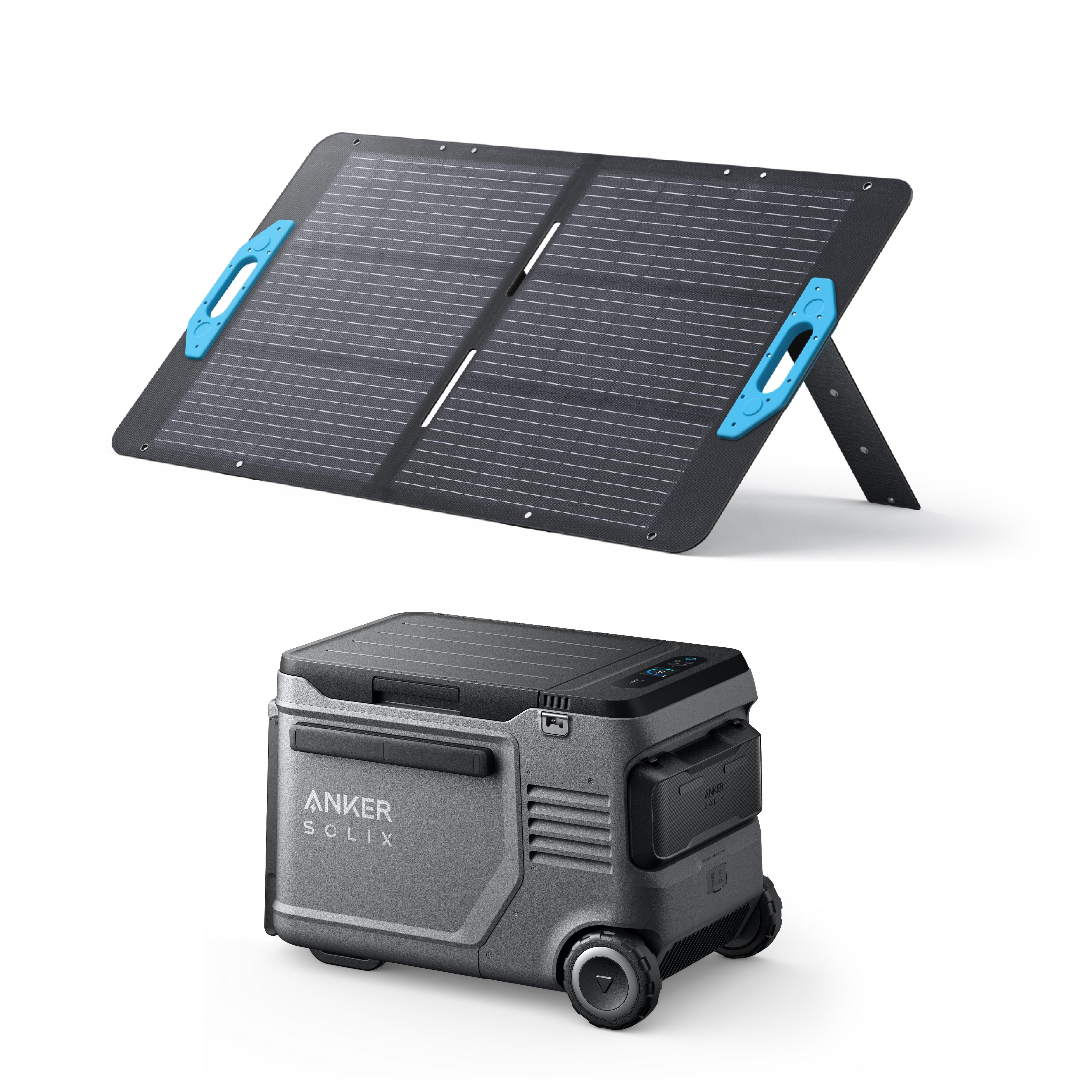 Zestaw lodówka turystyczna 23 L Anker Solix EverFrost 2 + panel solarny 100 W