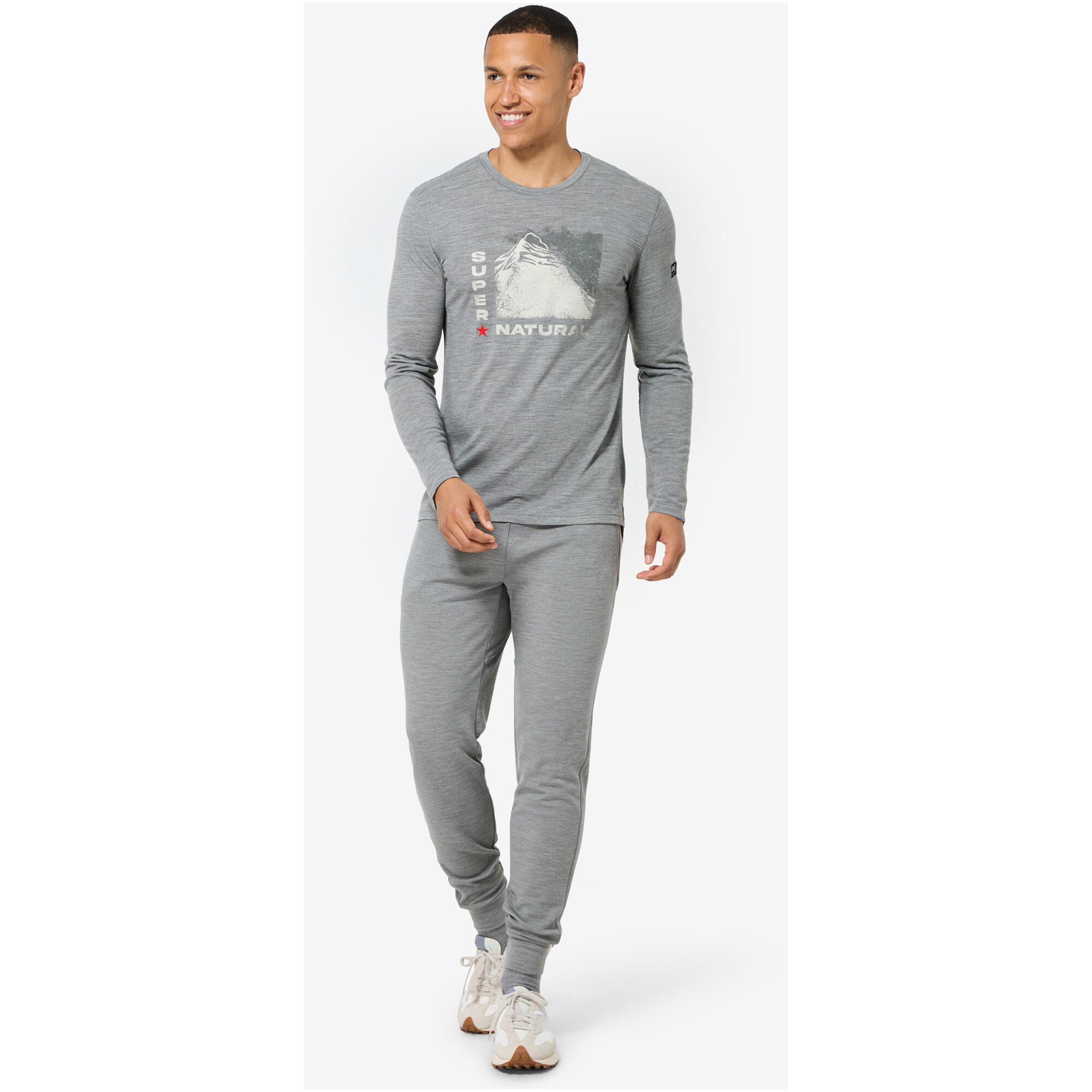 Longsleeve SUPER.NATURAL M SUPER MOUNTAIN LS