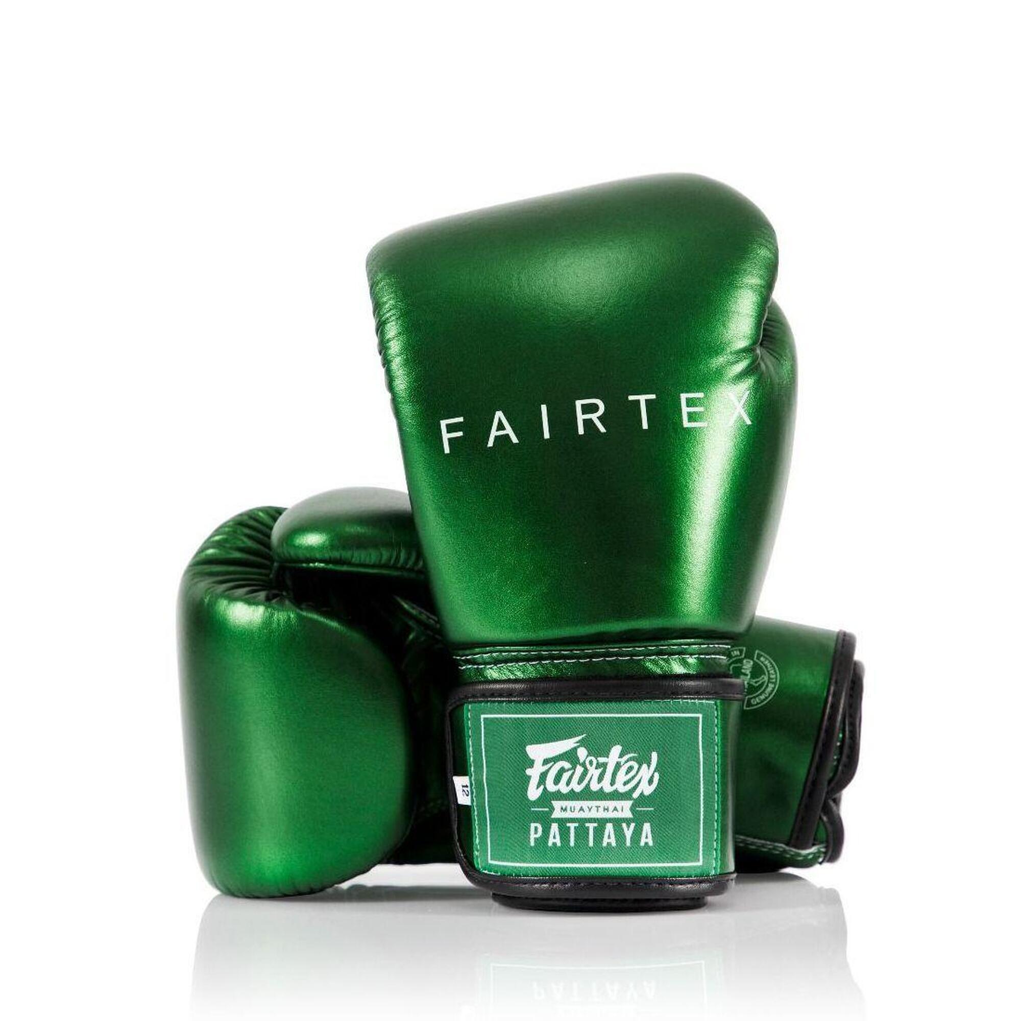Rękawice Bokserskie Fairtex BGV22 Metalic Zielone 14oz