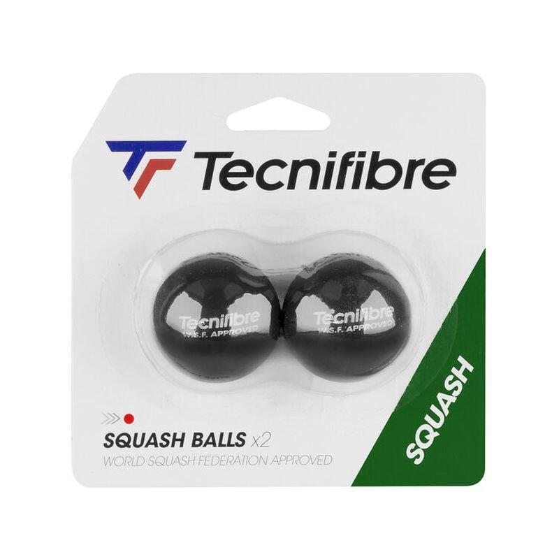 Piłka do squasha Tecnifibre Squash Ball z czerwoną kropką 2 szt