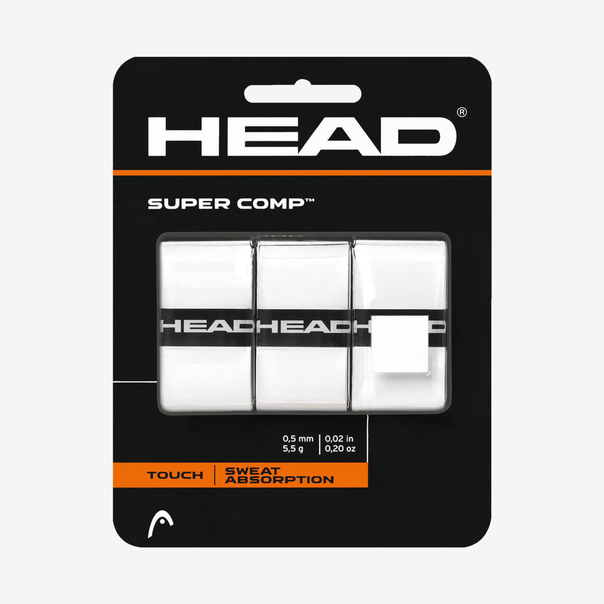 Owijka wierzchnia Head SUPER COMP x 3 szt.