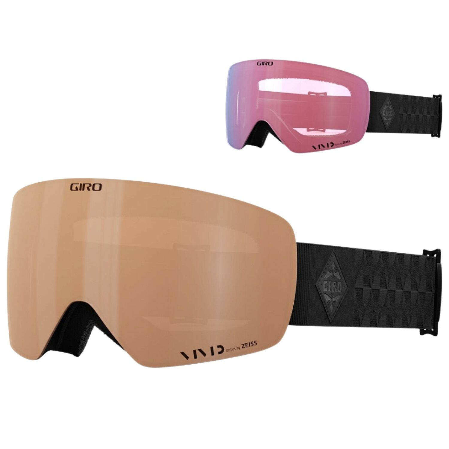 Gogle narciarskie dla dorosłych Giro Contour RS dwie soczewki S1/S2