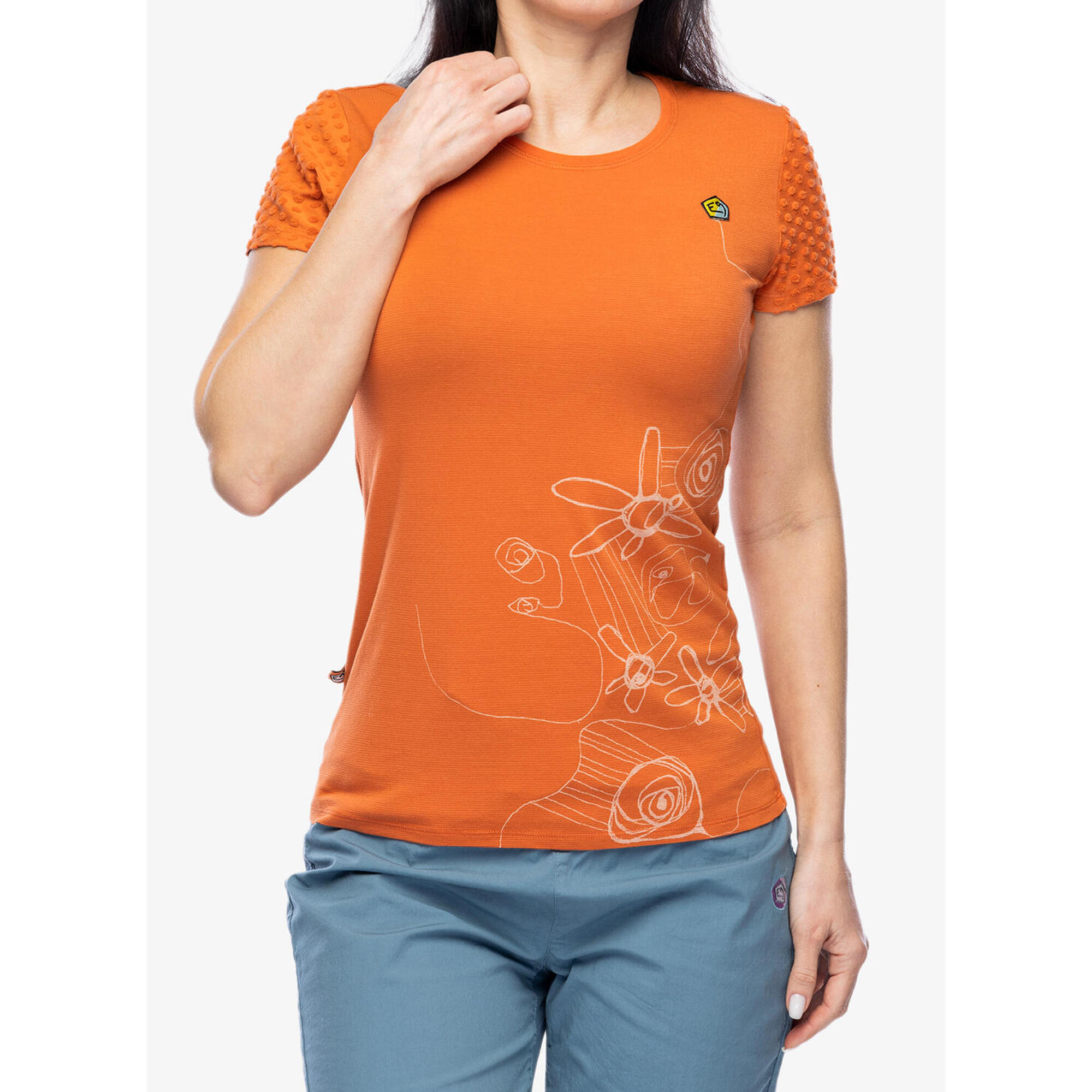 Koszulka wspinaczkowa damska E9 Amma