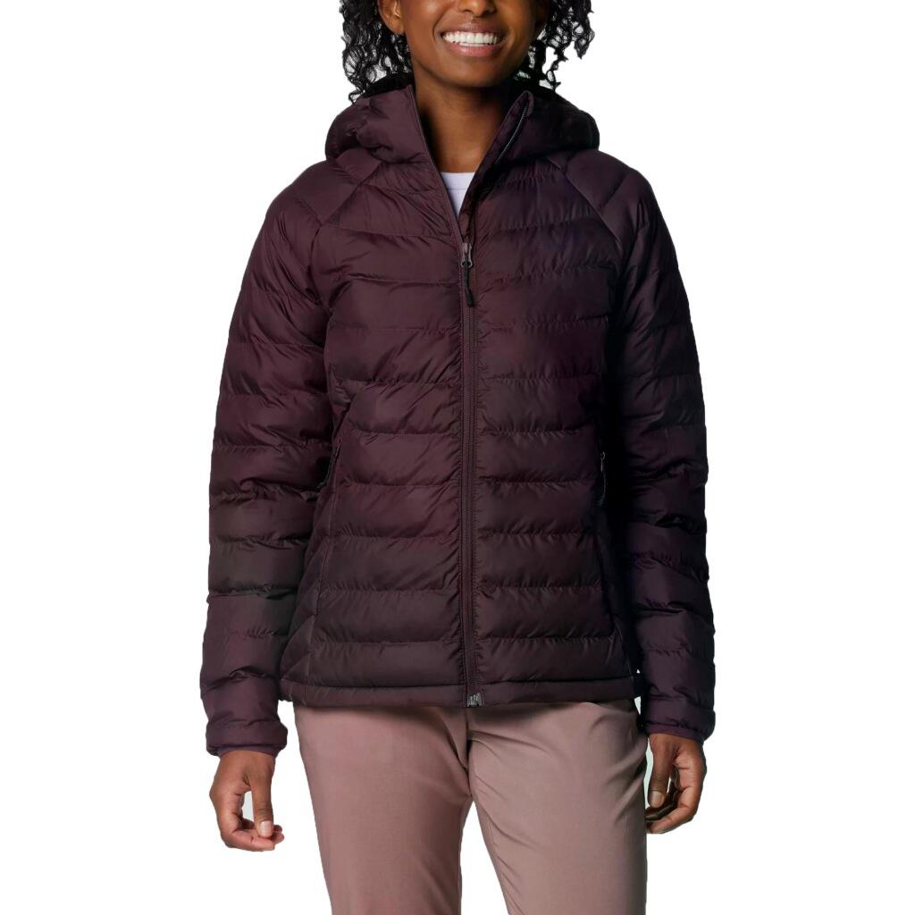 Kurtka COLUMBIA POWDER LITE II HOODED JACKET Bordeaux
