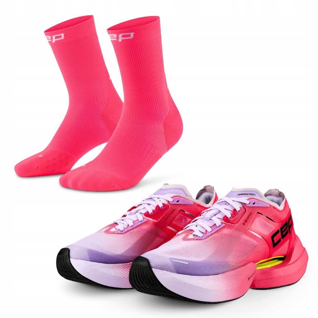 Zestaw biegacza: męskie buty sportowe i skarpety biegowe