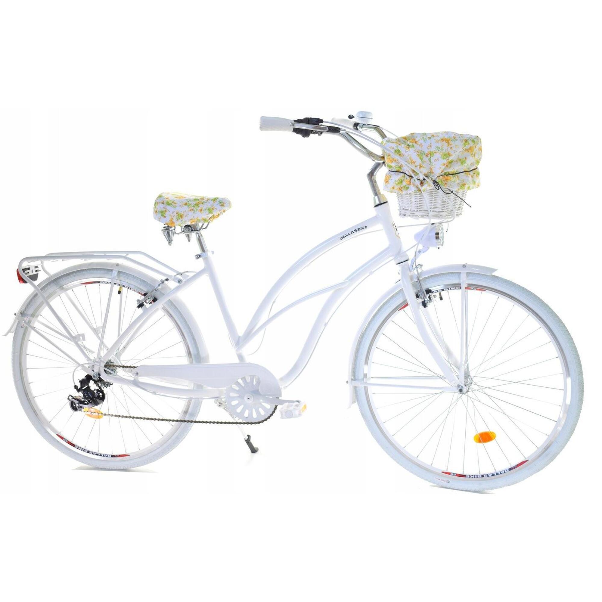 Rower Dallas Cruiser 28" 7spd Alu Lady + kosz + wkład