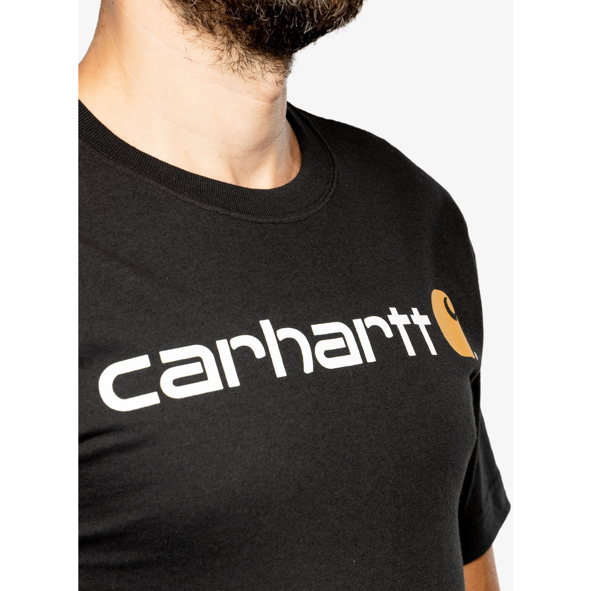 Koszulka bawełniana męska Carhartt Core Logo T-Shirt S/S