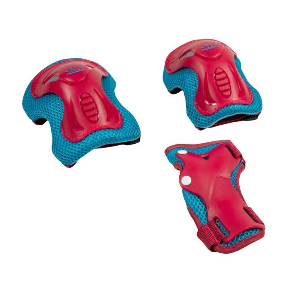 Zestaw Ochraniaczy Na Rolki Hudora Protection Set Kids Czerwono/Niebieskie S