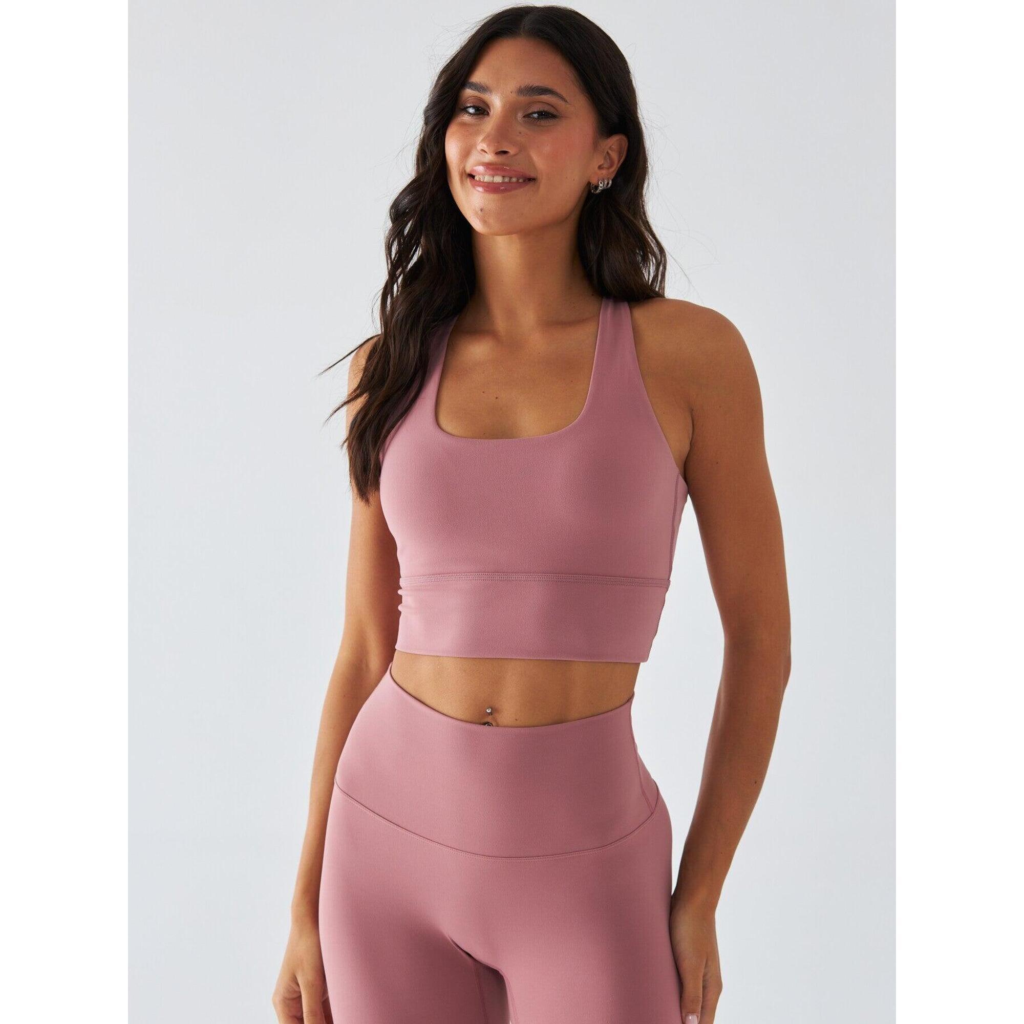 Różowy Stanik Sportowy - Morning Dew S