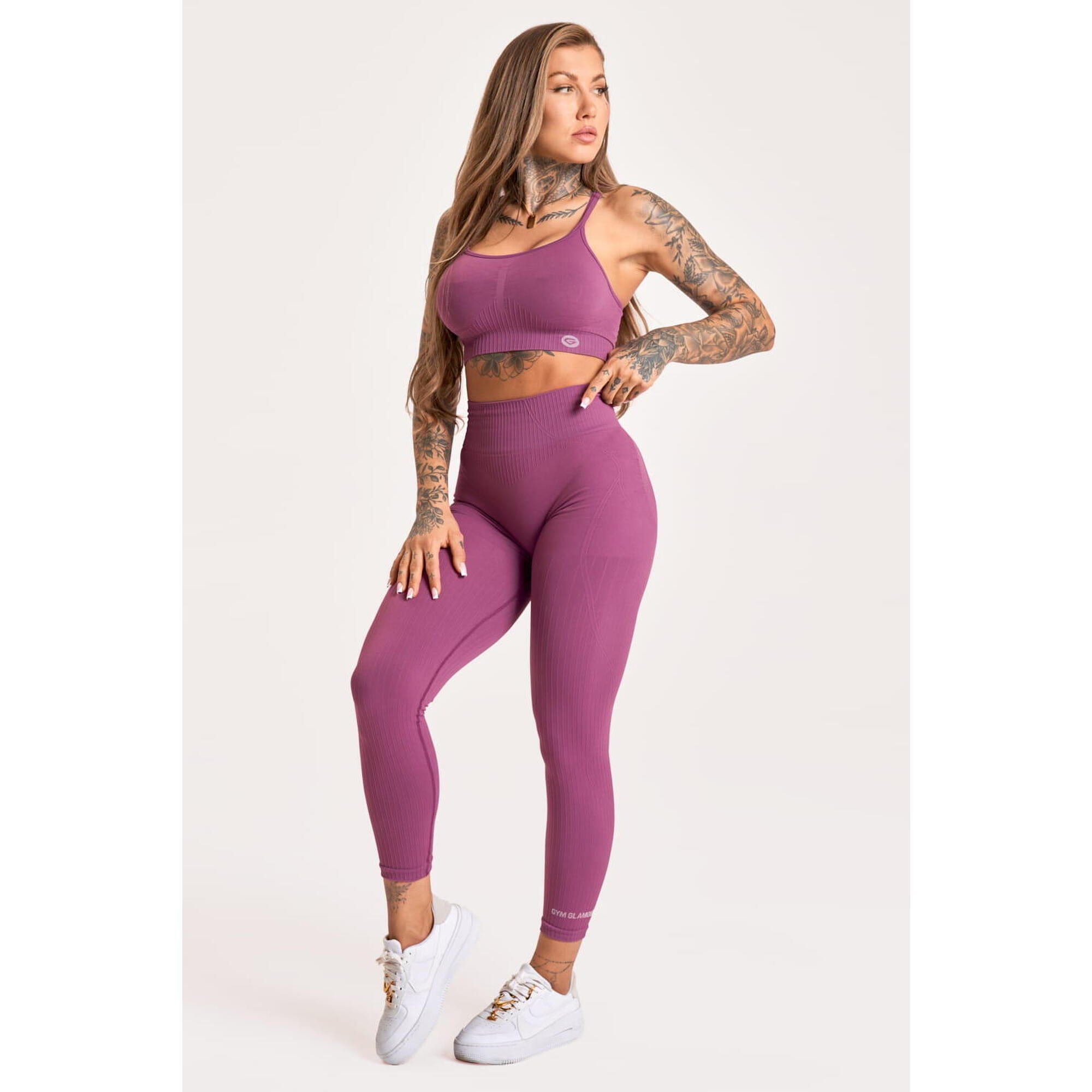 Legginsy fitness damskie Gym Glamour push up 2.0