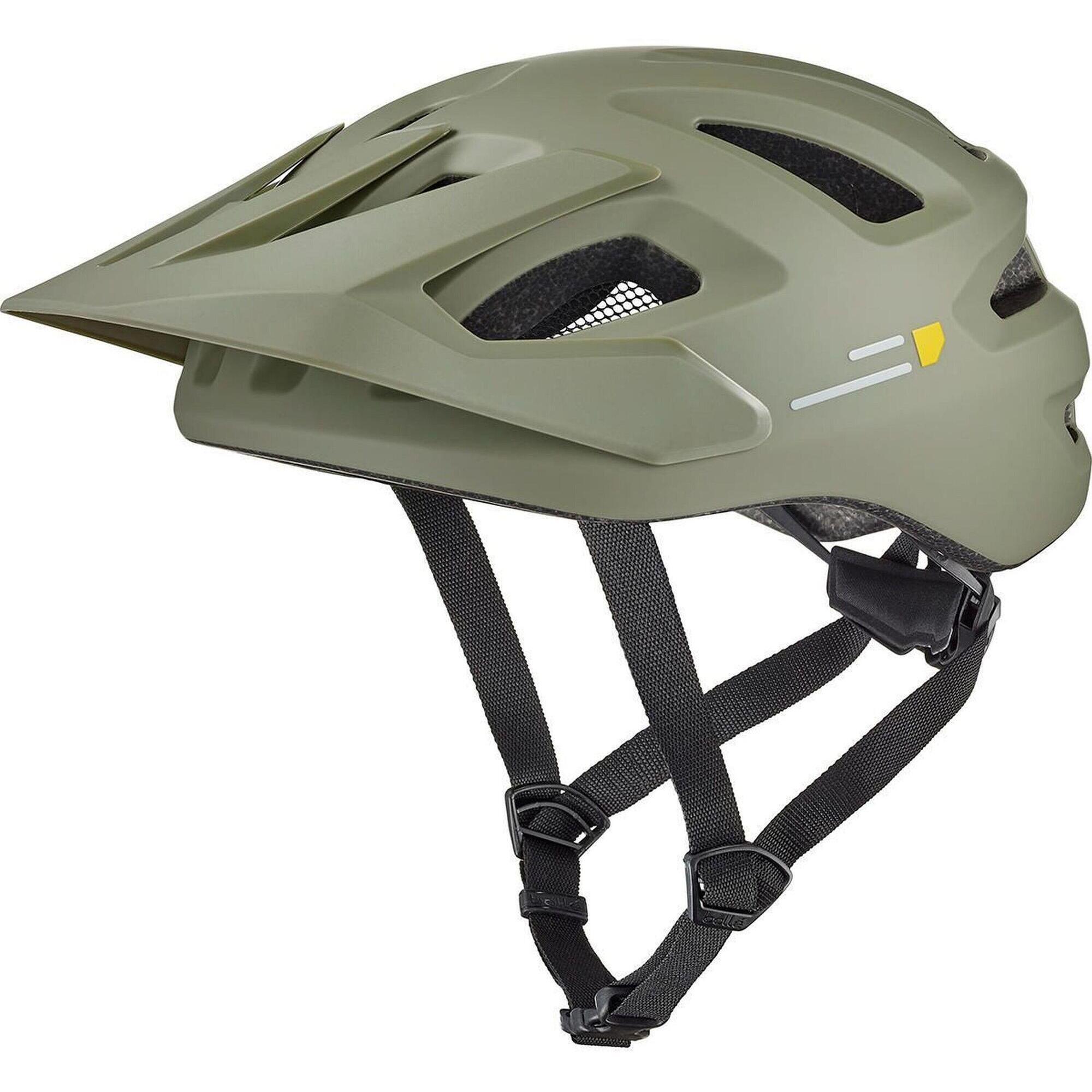 Kask rowerowy MTB „Adapt Pure”, kolor khaki matowy
