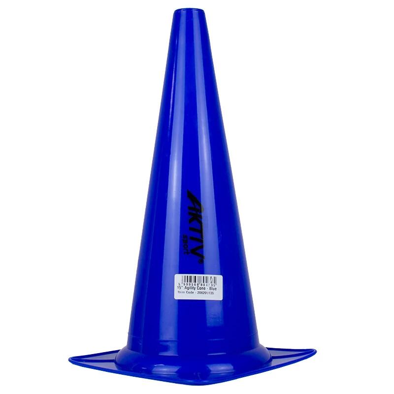 Pachołek piłkarski wypełniony Aktivsport 38 cm, niebieski